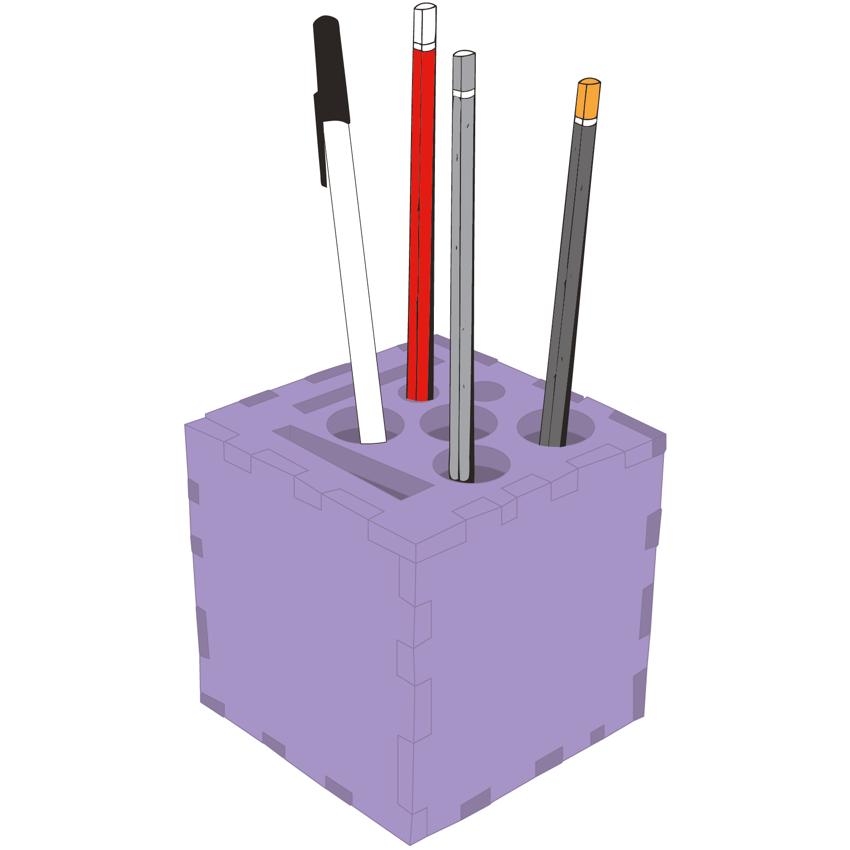 3" Puzzle Cube Organizer 9