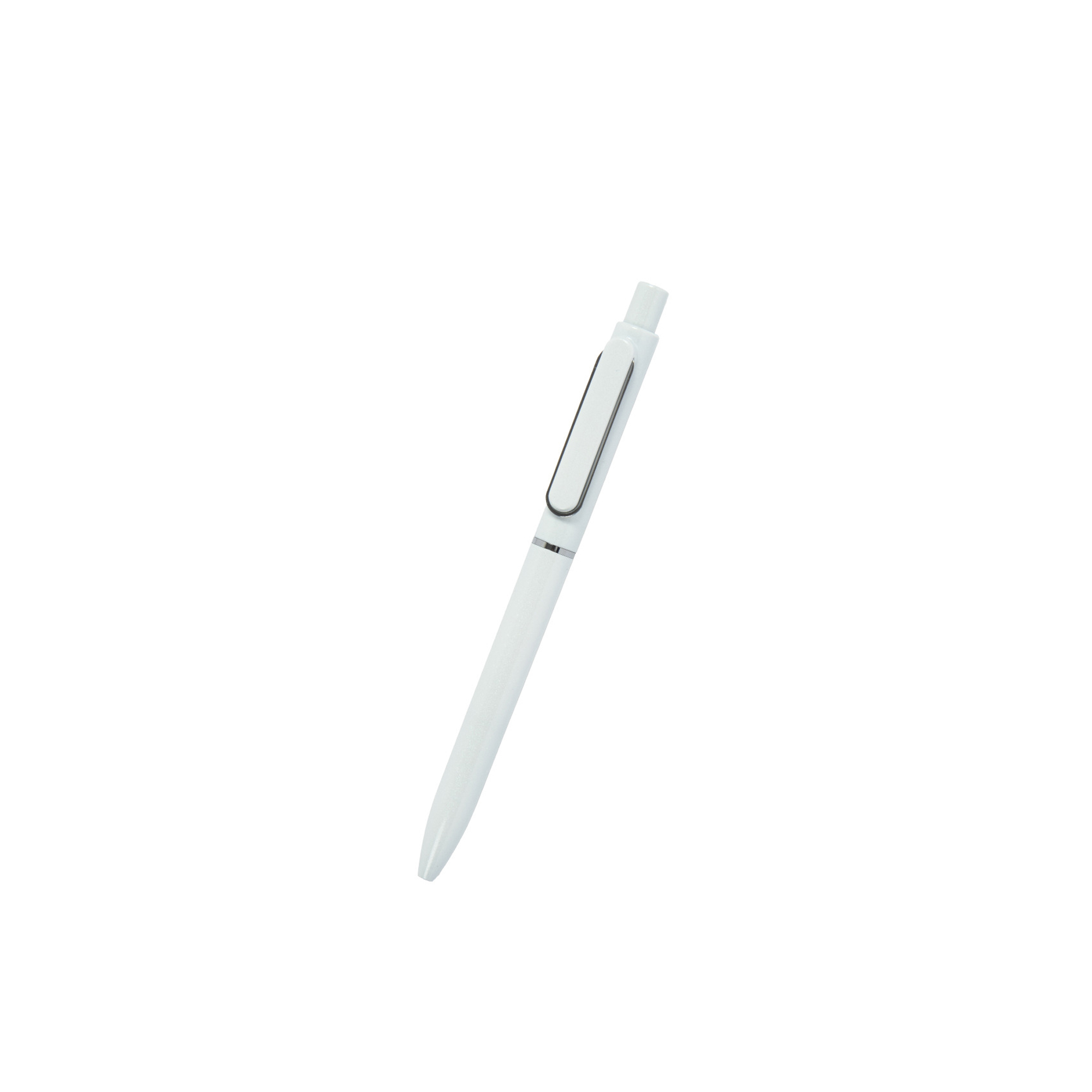 Metallic Barrel Click Pen With Contoured Grip 3
