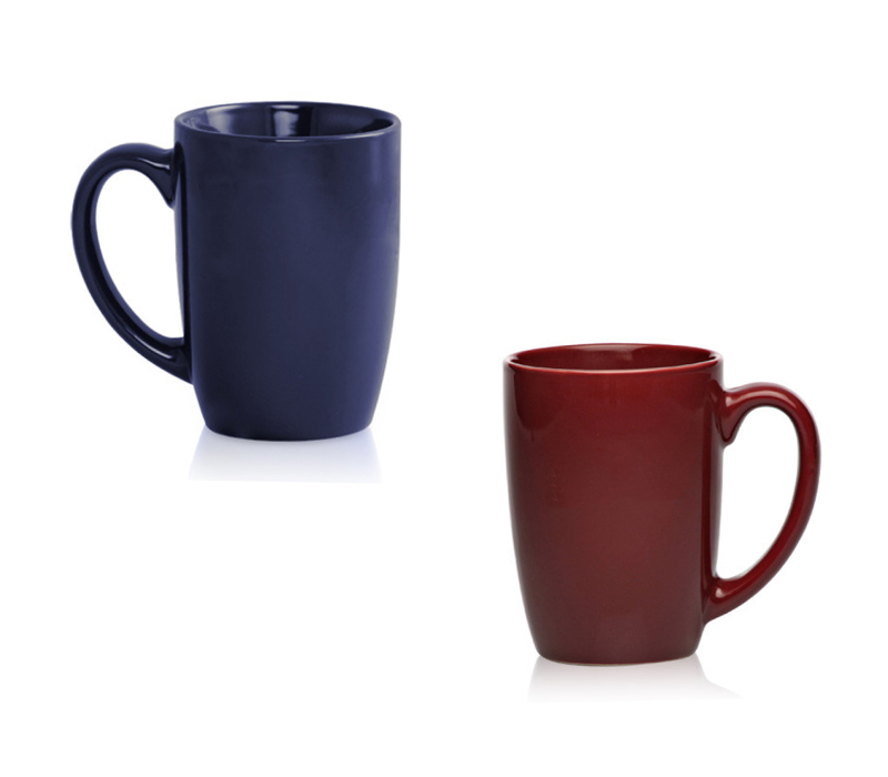 Glossy Mocha Ceramic Mug, 16 oz. 5
