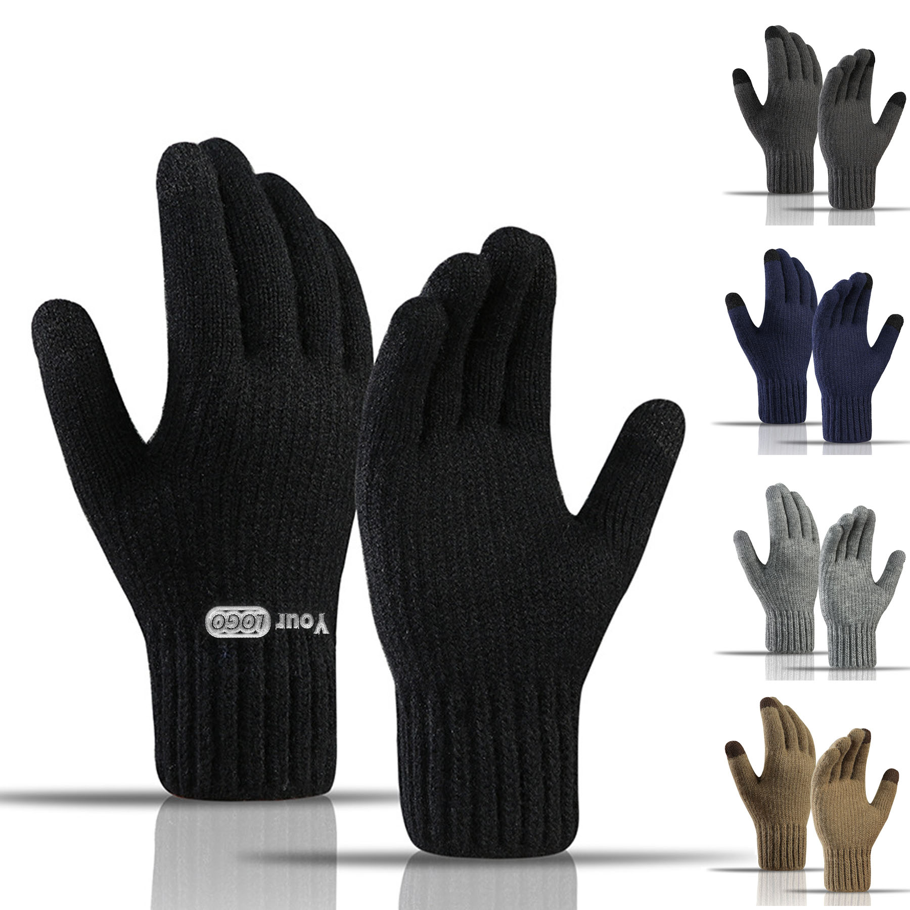 Outdoor Cycling Warm Knitted Gloves 4