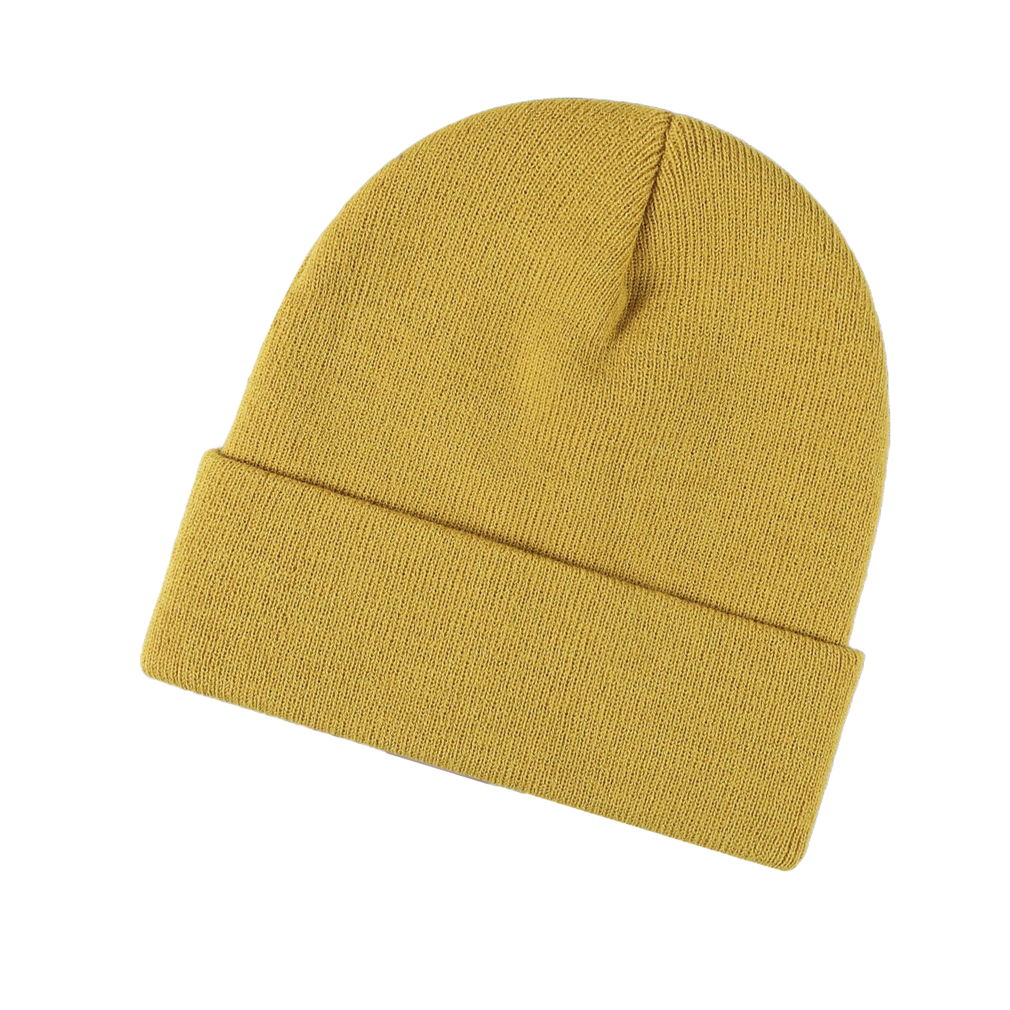 Acrylic Knitted Thermal Beanie With Front Embroidery 1