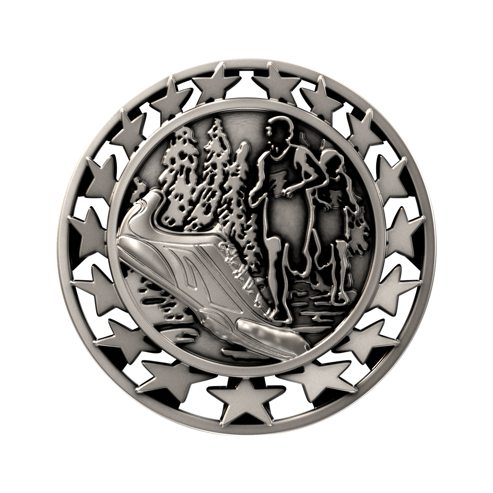 Cross Country Star Medallion (2-1/2") 6