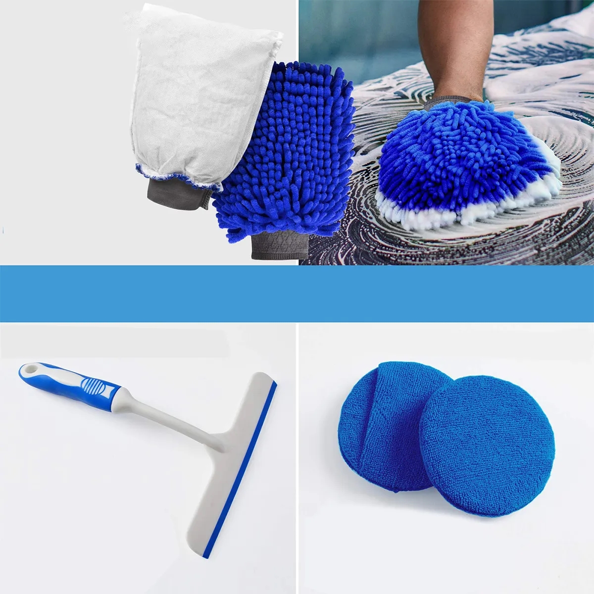 Ultimate Car Wash Kit Cleaning Supplies Multi-purpose Set 4