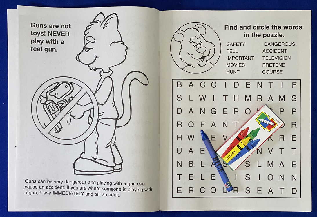 COLORING SET - Don't Play With Guns Coloring Book Fun Pack 4