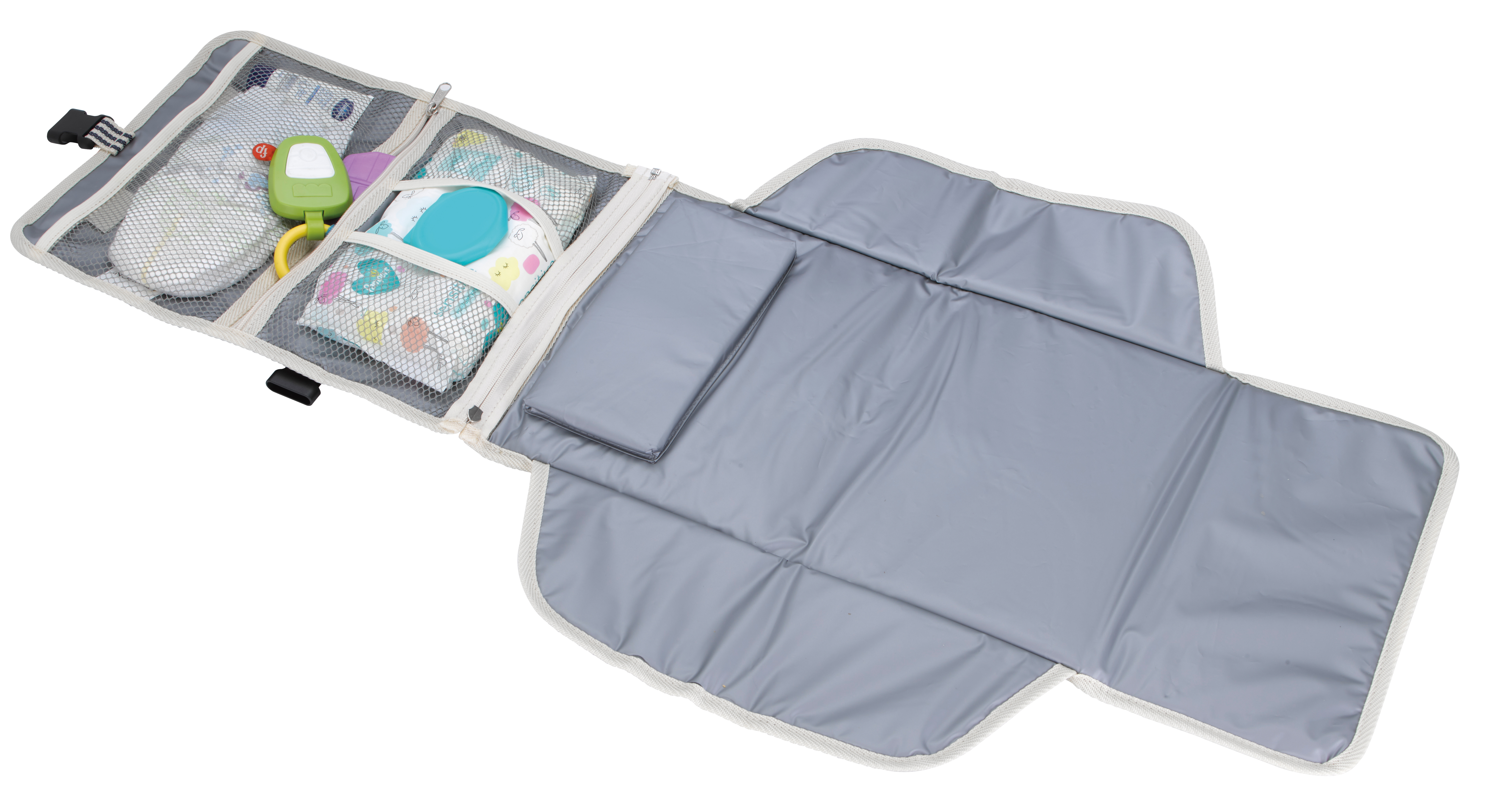 Atchison® Stripe Diaper Changing Travel Pouch/Mat 2