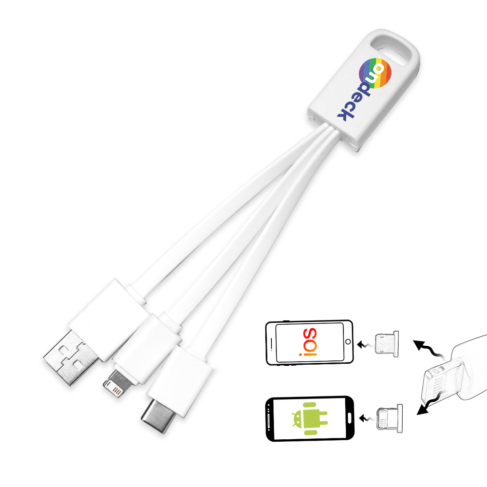 Lehmann 3-in-1 Charging Cables with 3 Tips