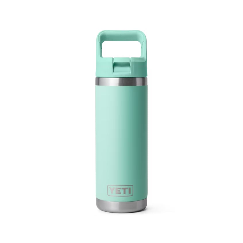 YETI Rambler 18 OZ Bottle w/ Color Matched Straw - Laser Engraved 5