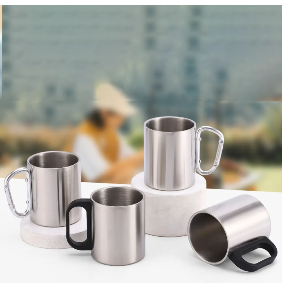 Carabiner Stainless Steel Travel Mug 4