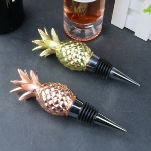 Stylish Golden Pineapple Wine Cork Bottle Stopper 5
