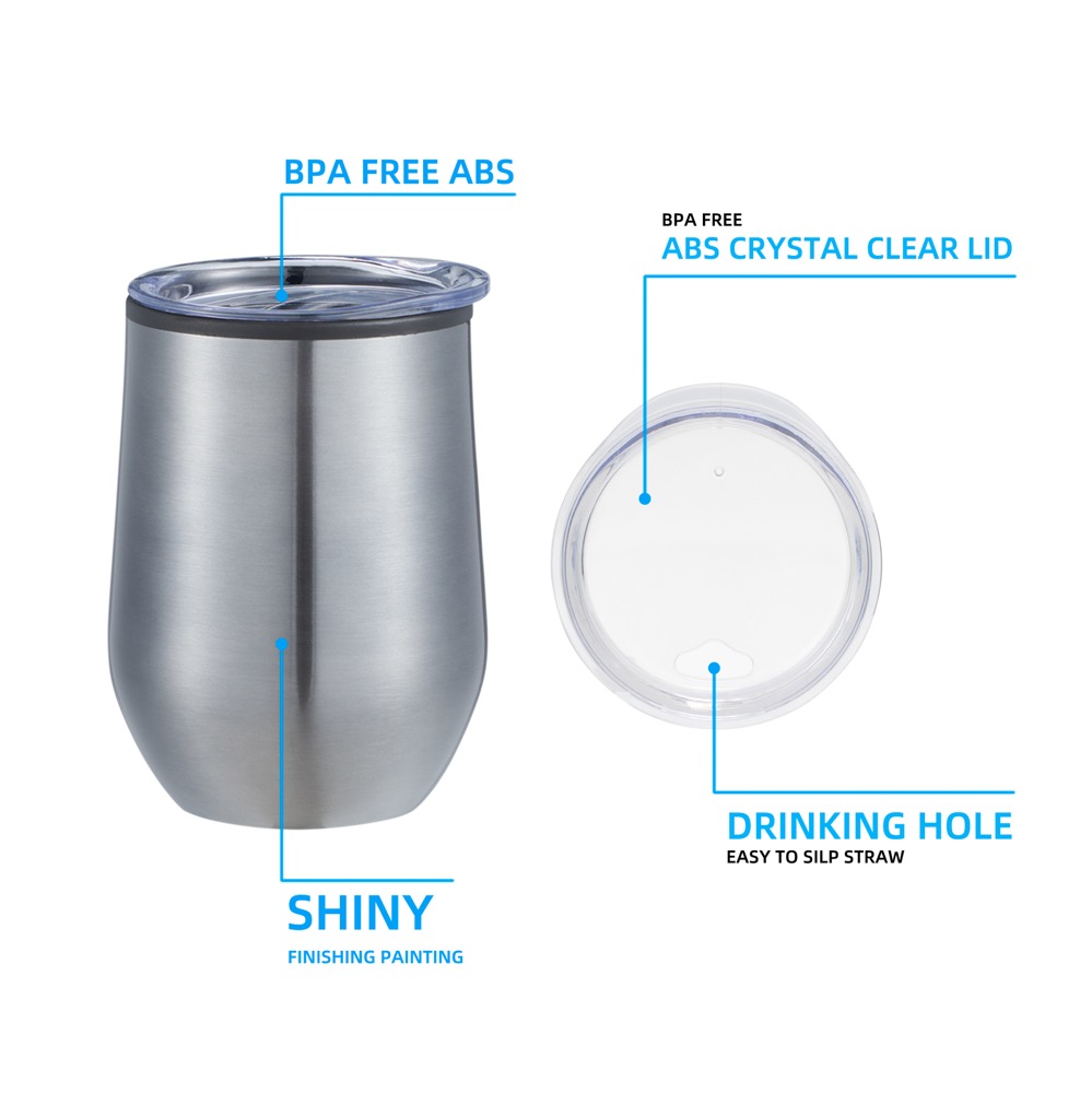FY-502 12 oz Budget Stemless Wine Tumbler 4