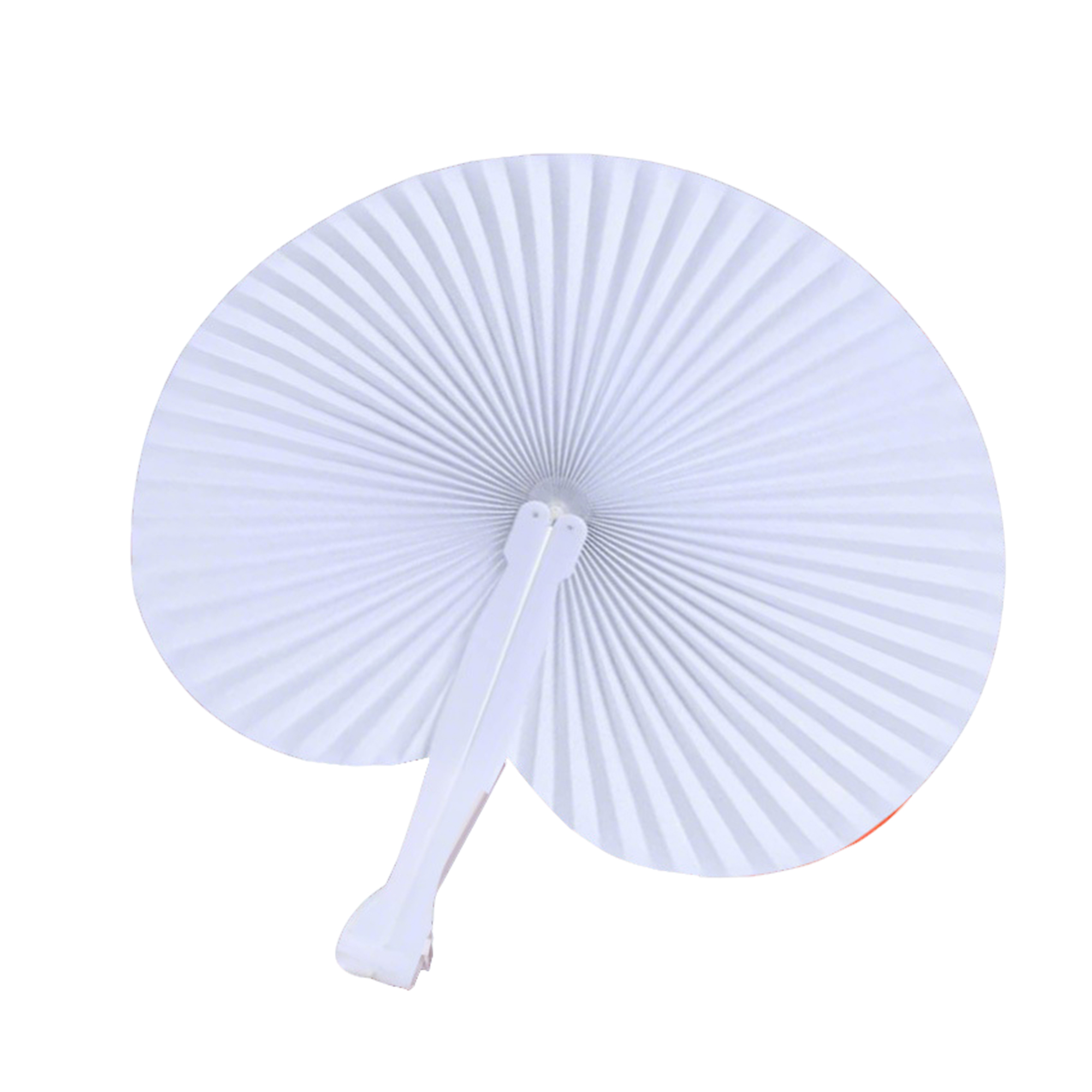 Colorful Plastic Folding Hand Fan 5.7" Length x 0.75" Width 13