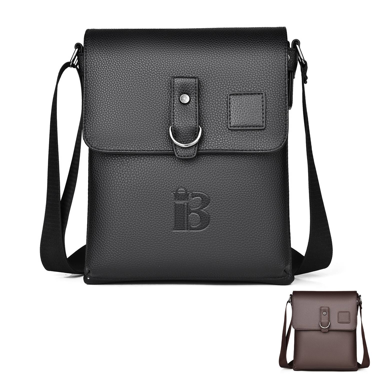 PU Leather Crossbody Bag For Man 2