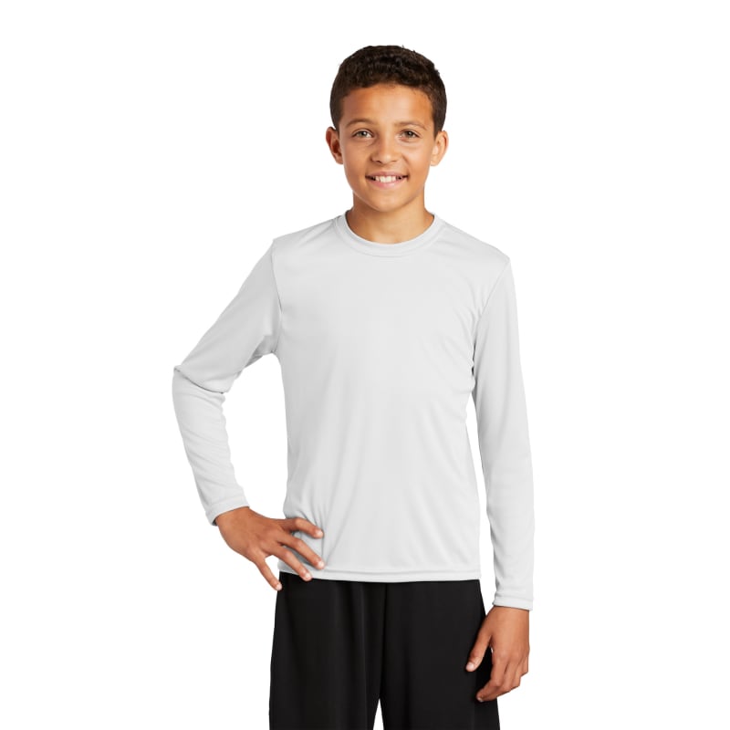 Sport-Tek Youth Long Sleeve PosiCharge Competitor Tee. 14