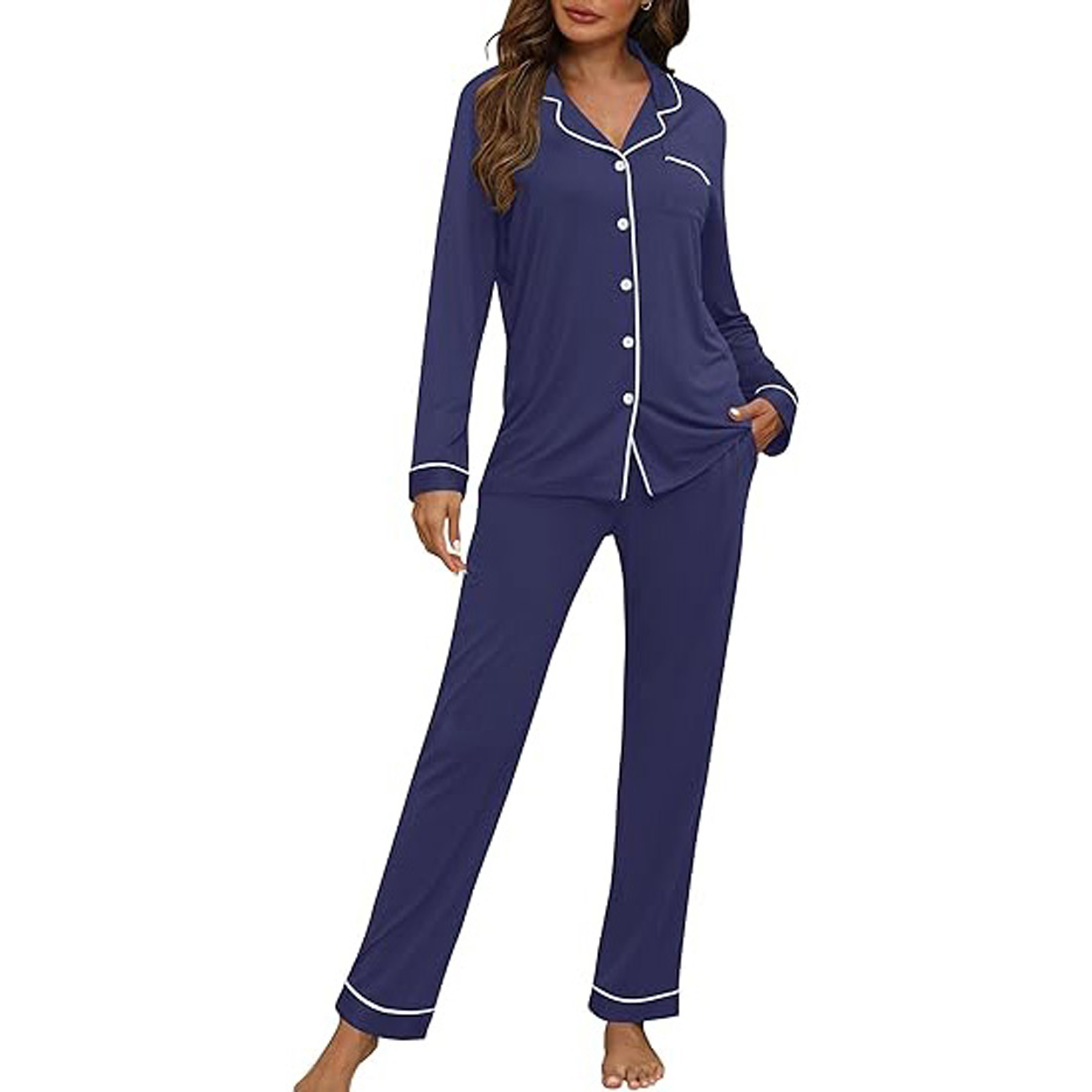 Women's Long Sleeve Pajama Set 14