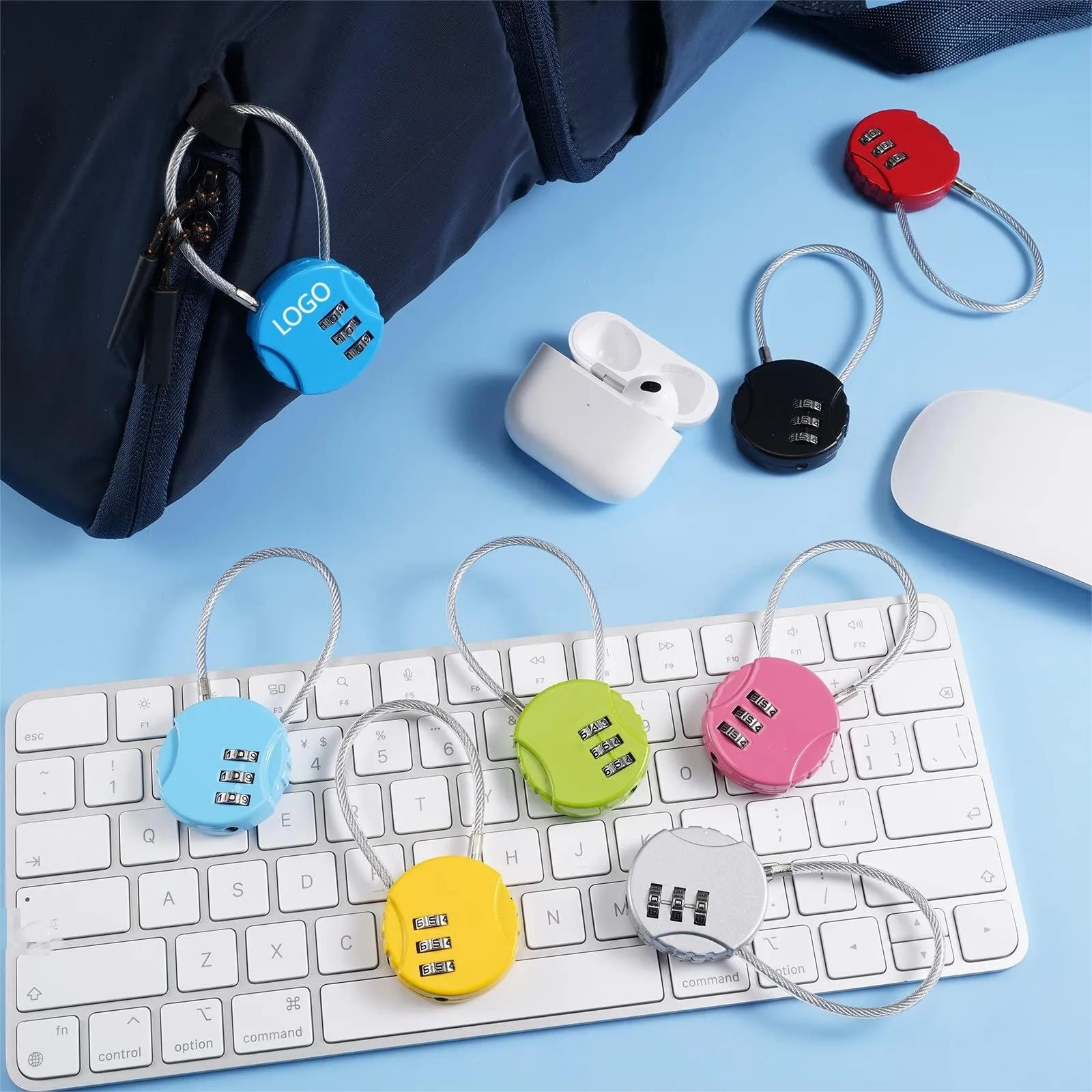 Portable Resettable Bag Luggage Gate Lock 2