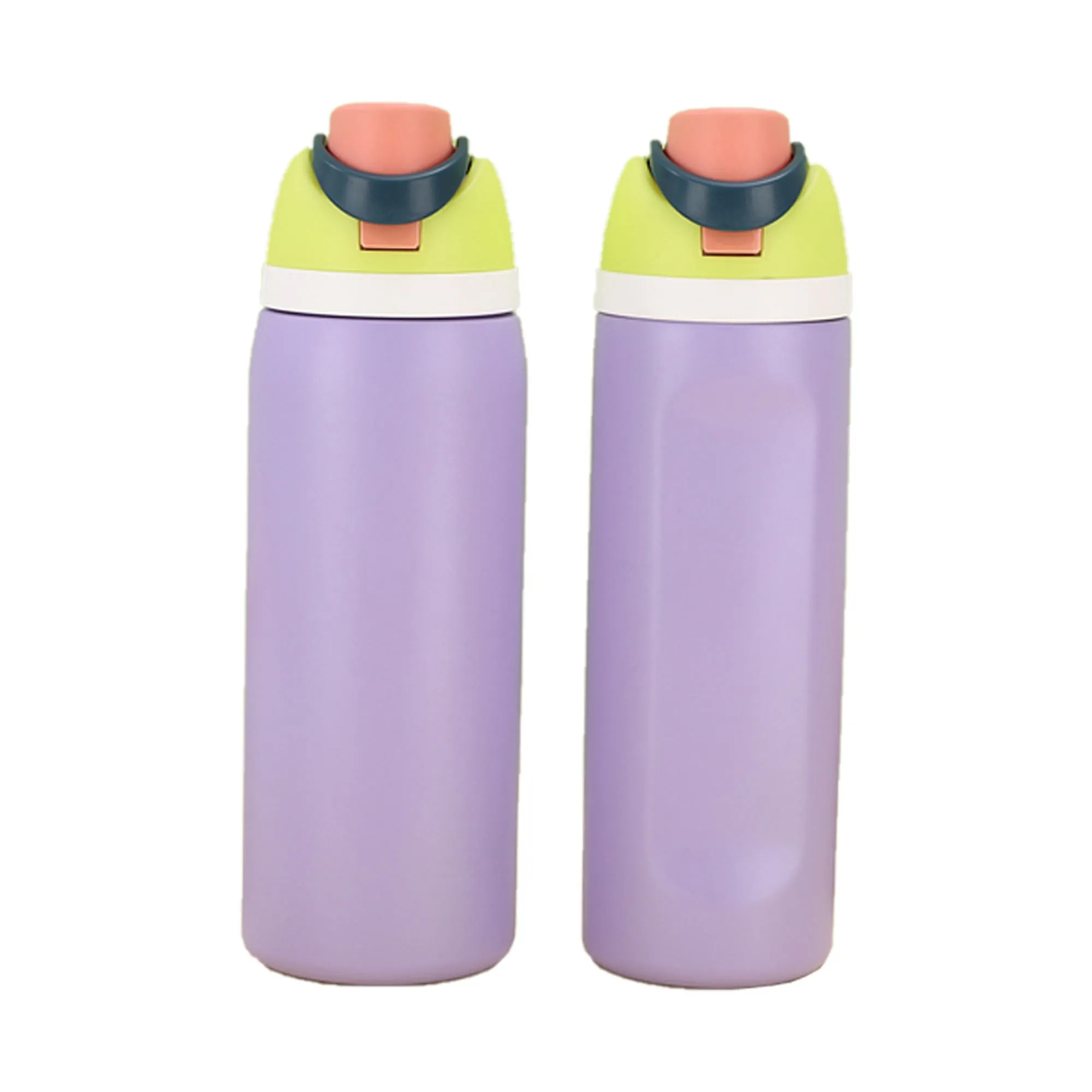 24 Oz Double Layer Insulated Water Bottle With Straw, custom water bottle with logo imprint 3