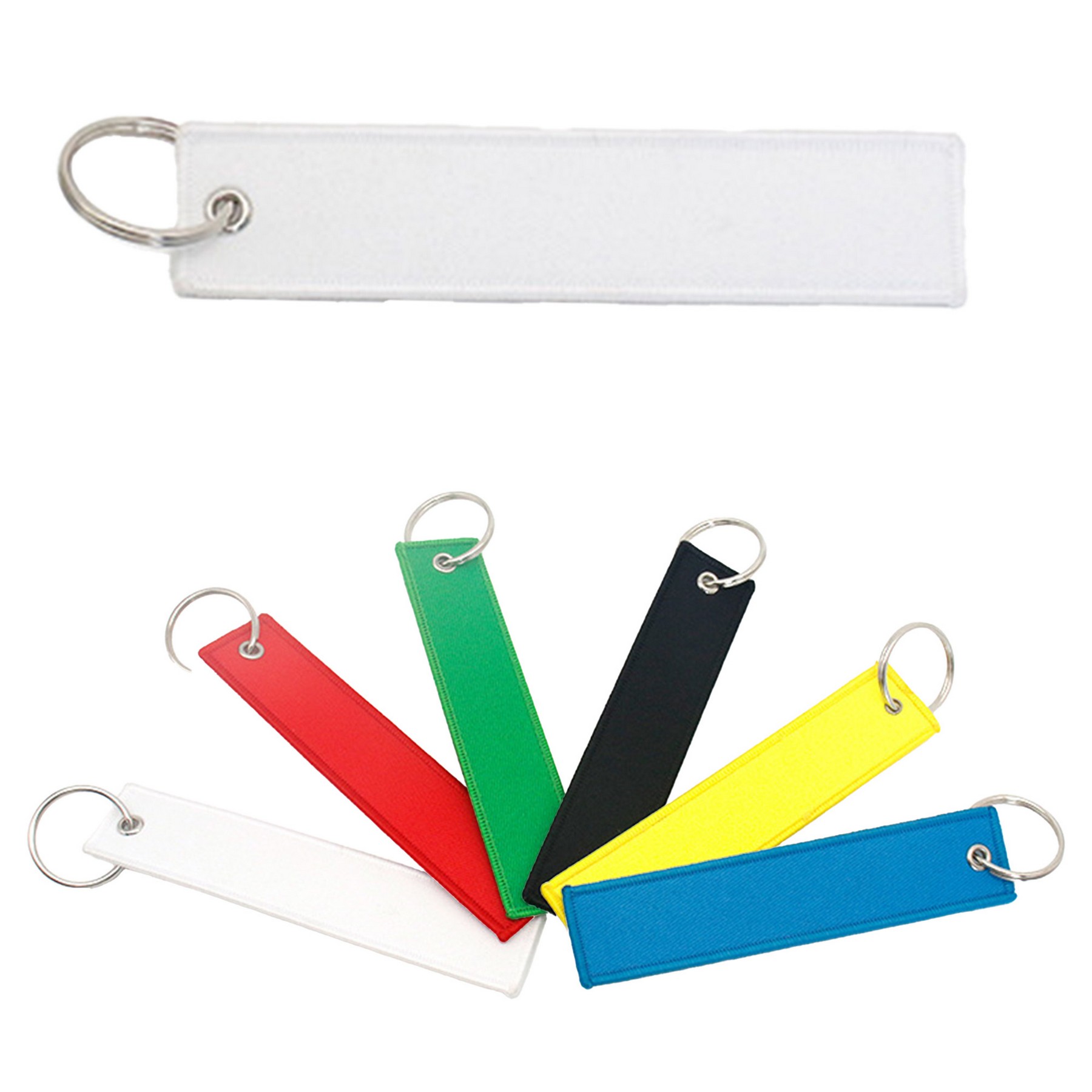 Woven Label Key Chain 6