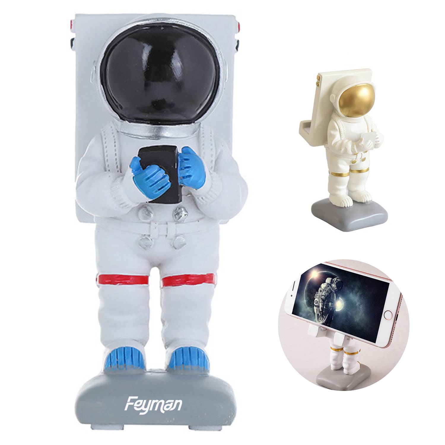 Astronaut Resin Phone Holder 1
