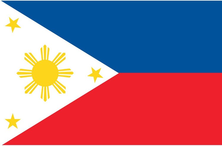Phillippines Flag - 5' x 8' - Nylon 1