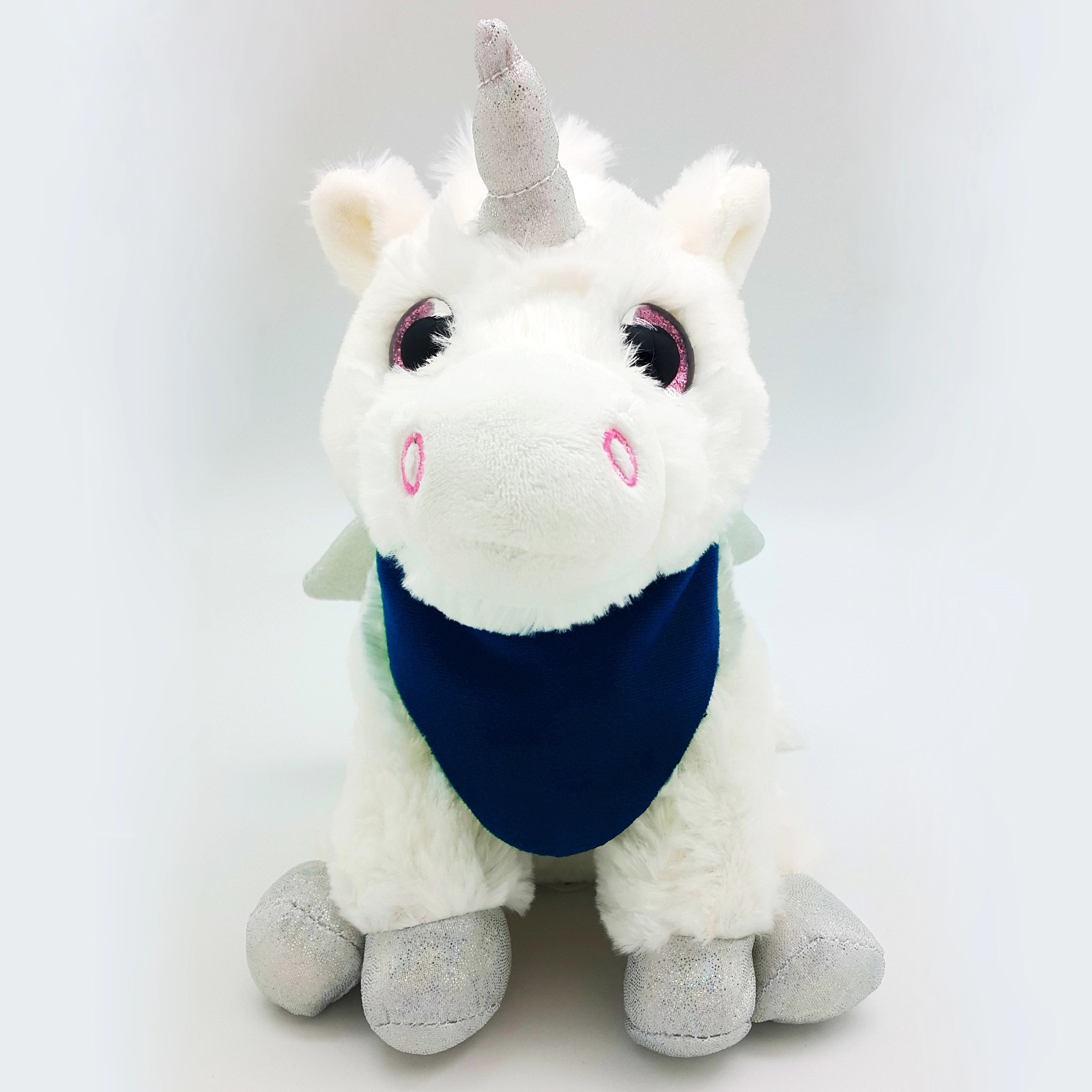 9" Bright Color White Unicorn 3