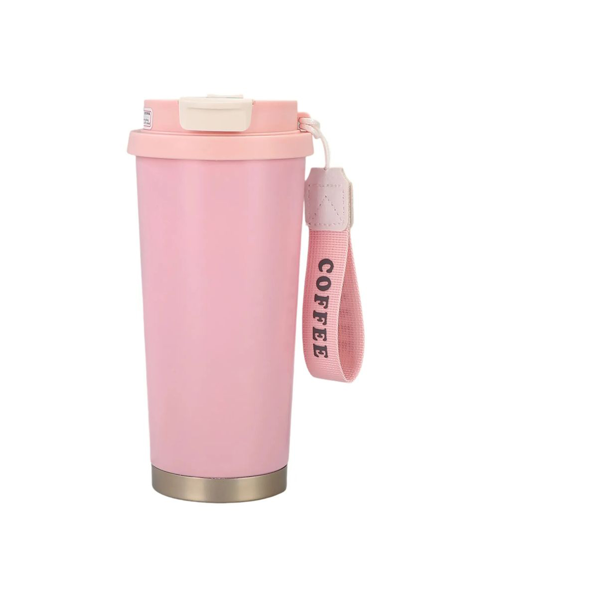 Stainless Steel Coffee Cup with 16oz Capacity and Rope 5