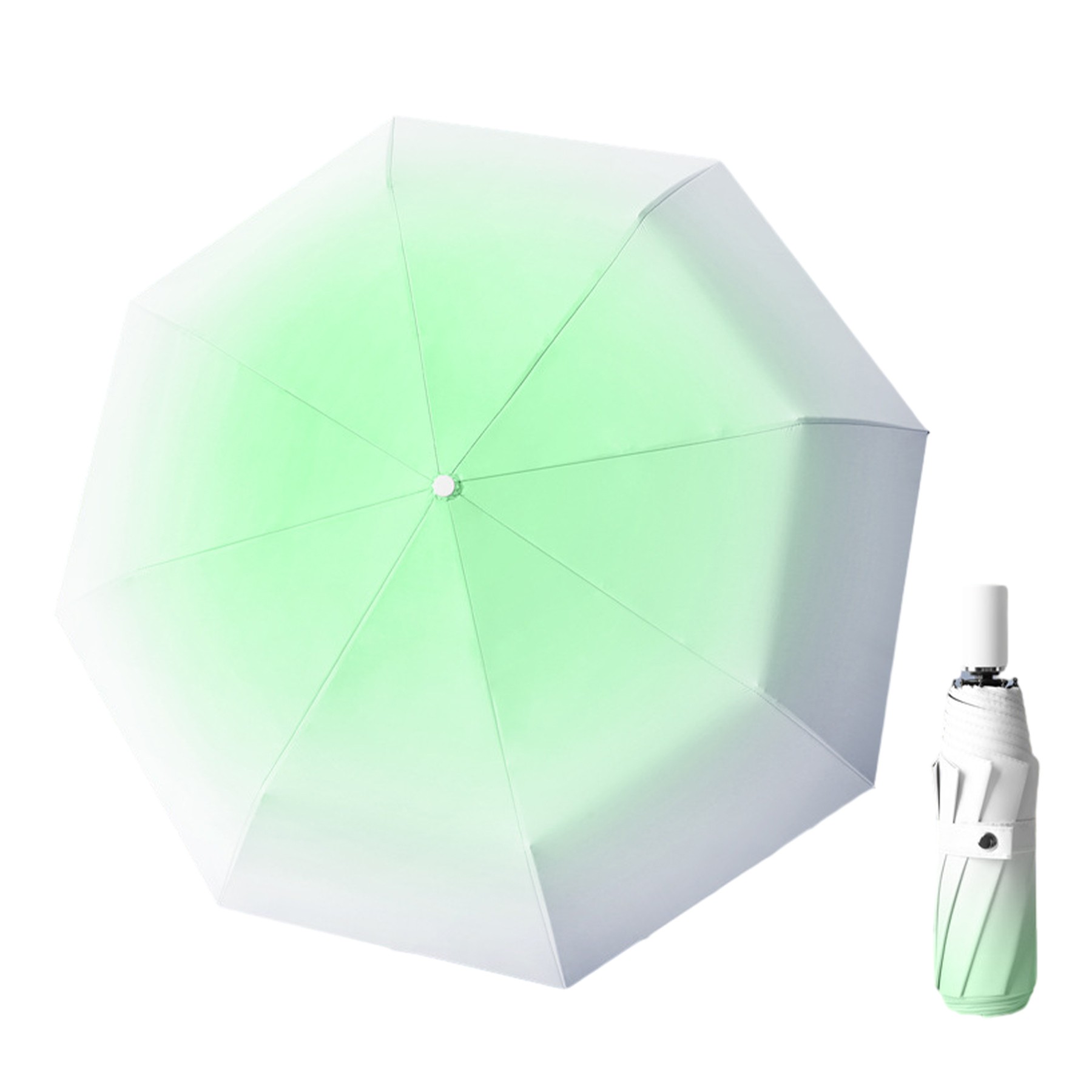 42 Inch Gradient Compact Umbrella 6