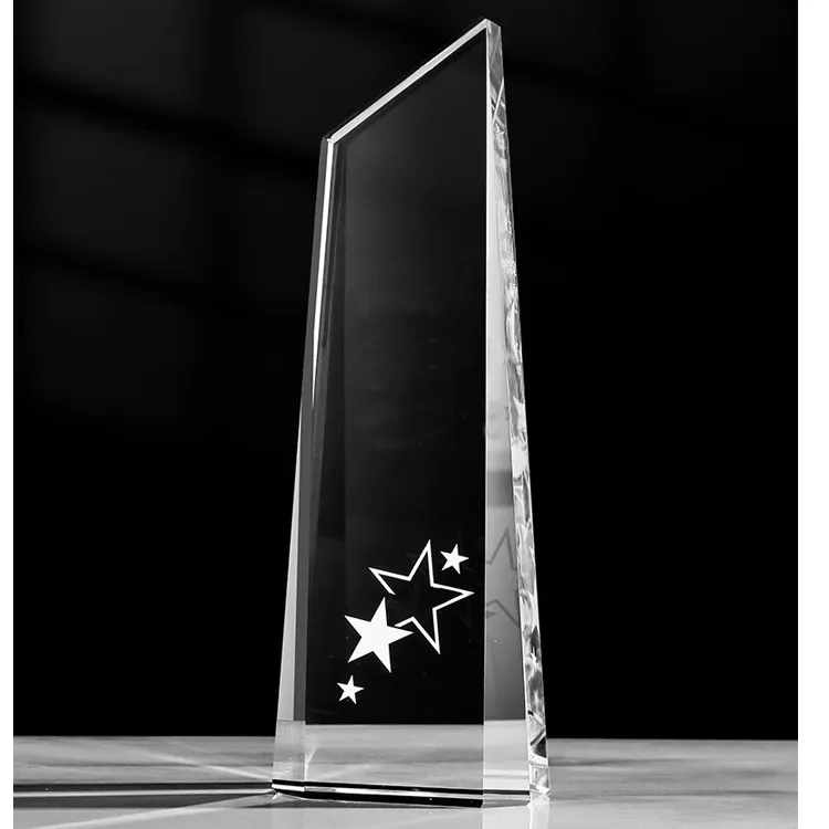 Crystal Faceted Peak Award 6