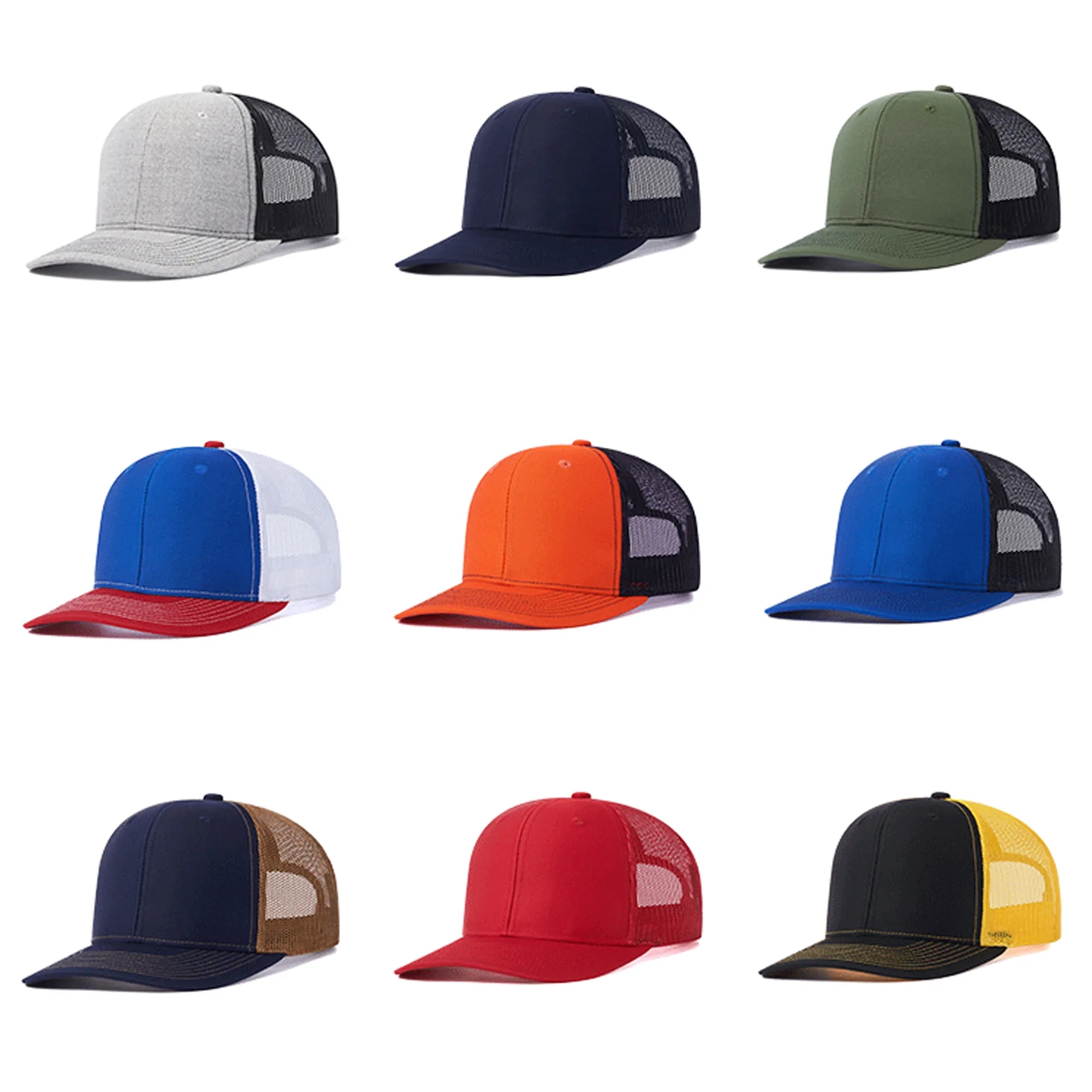 Slightly Curved Mesh Baseball Cap 8