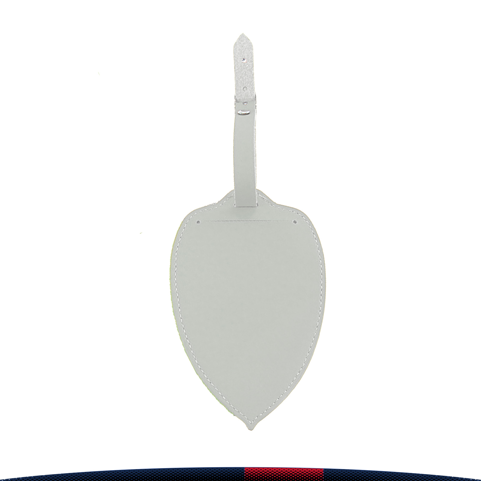 Olivet Leaf-Shaped PU Leather Luggage Tag 2