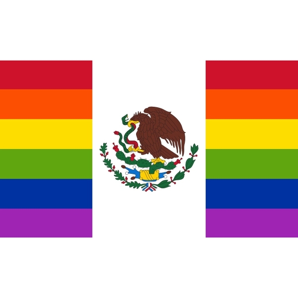 Mexico Pride Flag 2