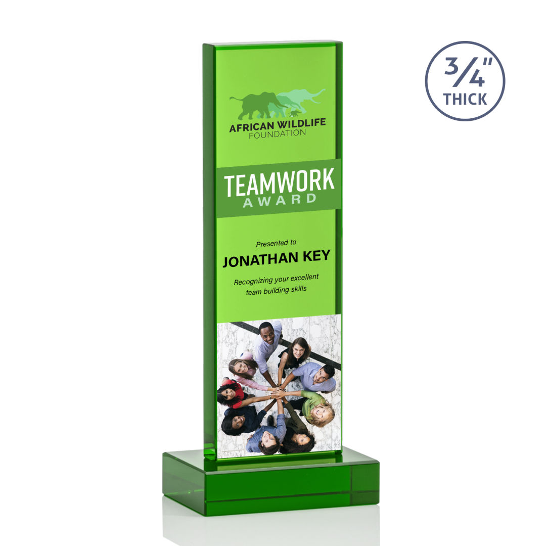 Hathaway VividPrint™ Award - Green 14