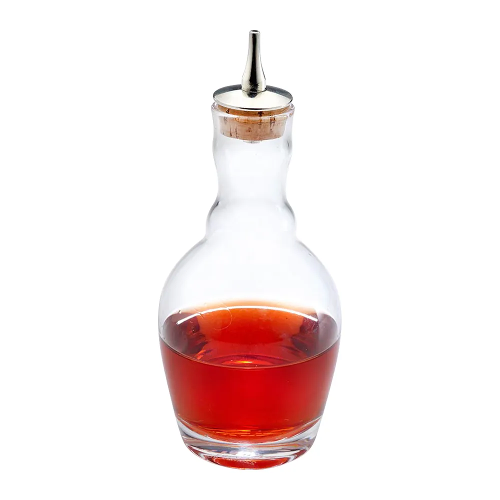 7.4oz. Glass Bitters Bottle Genie Design 2