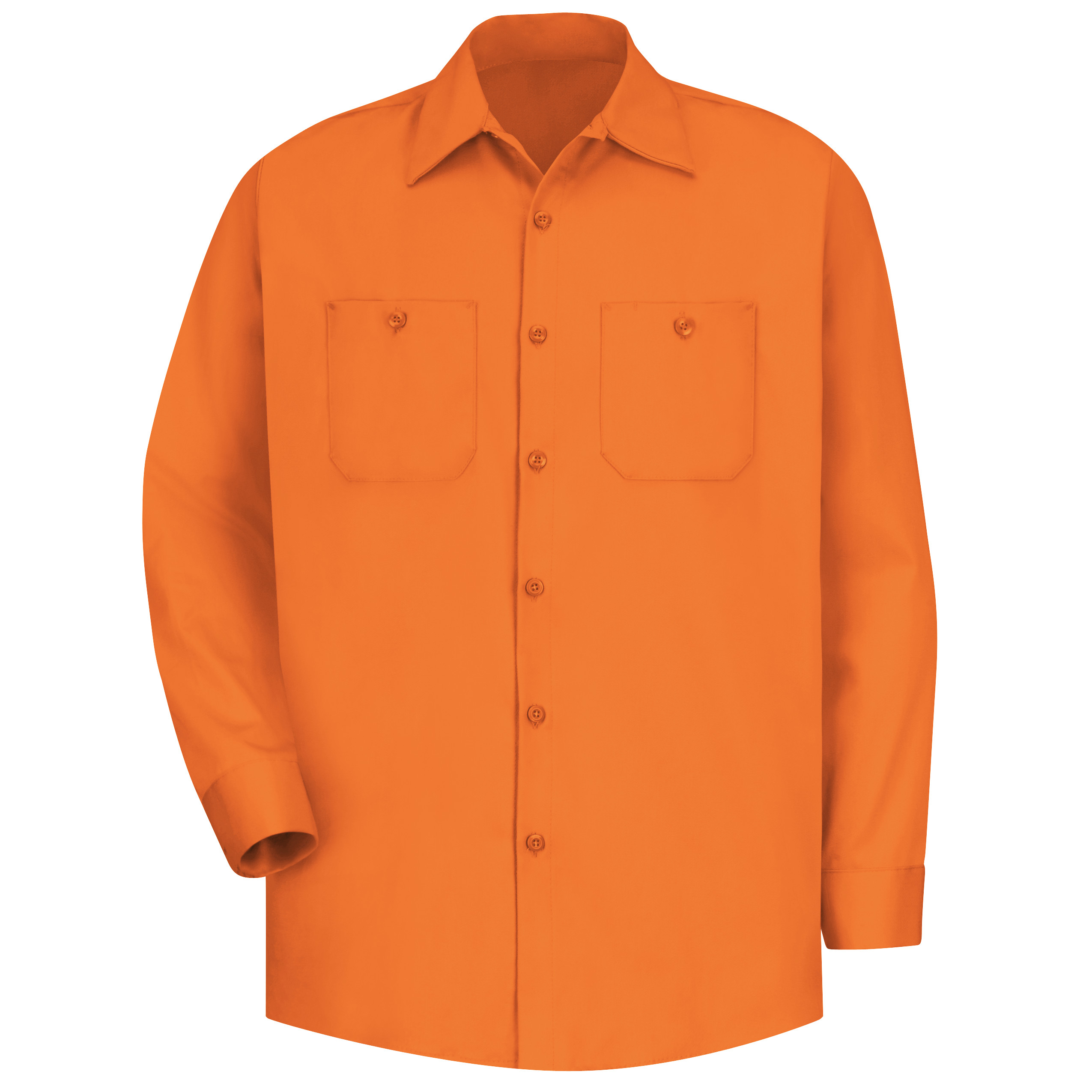 Red Kap® Men's Long Sleeve Wrinkle-Resistant Cotton Work Shirt 10