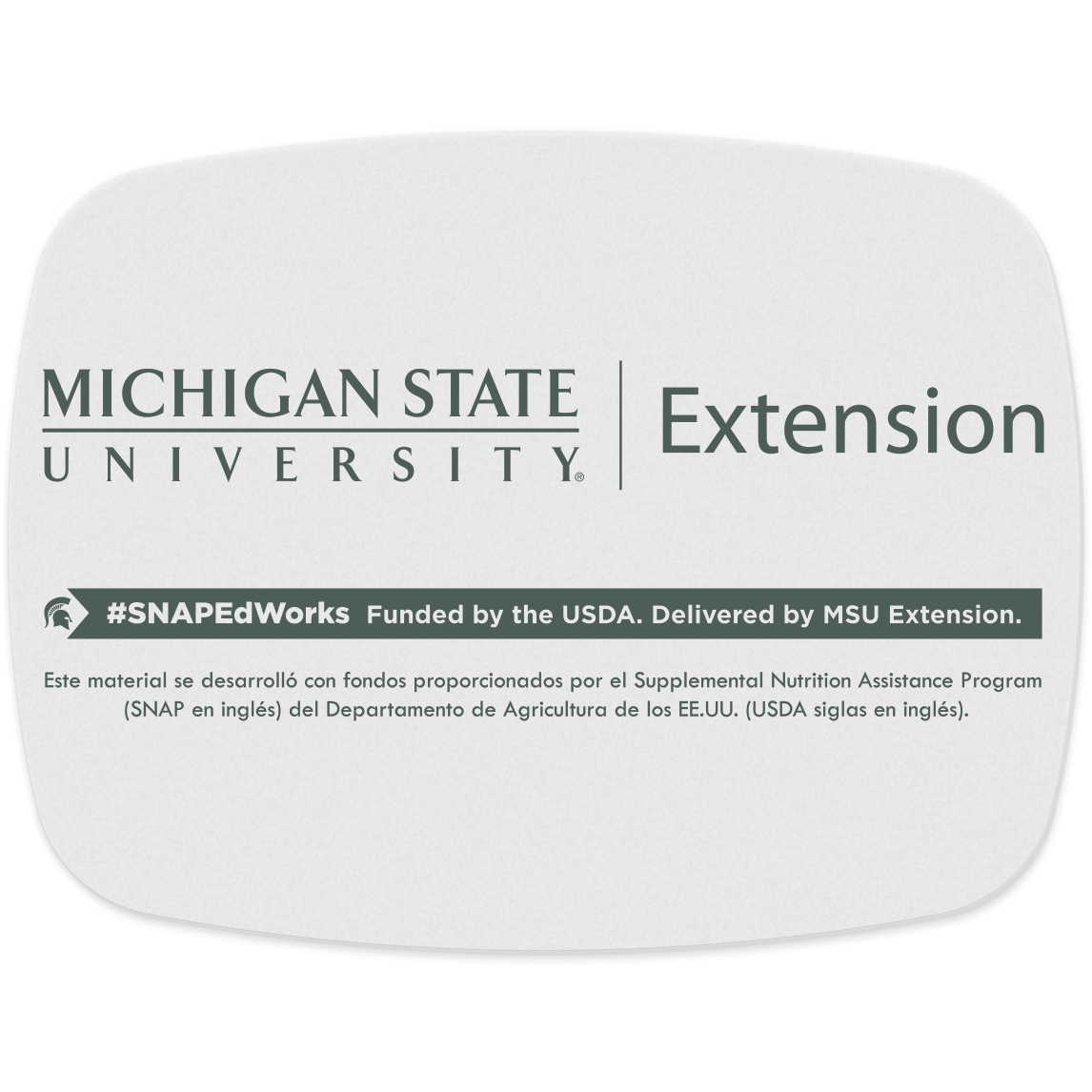 The Bar Buddy is a Flexible Cutting Board .045 clear plastic (5.75" x 7.5") Sub-Surface Spot Colour