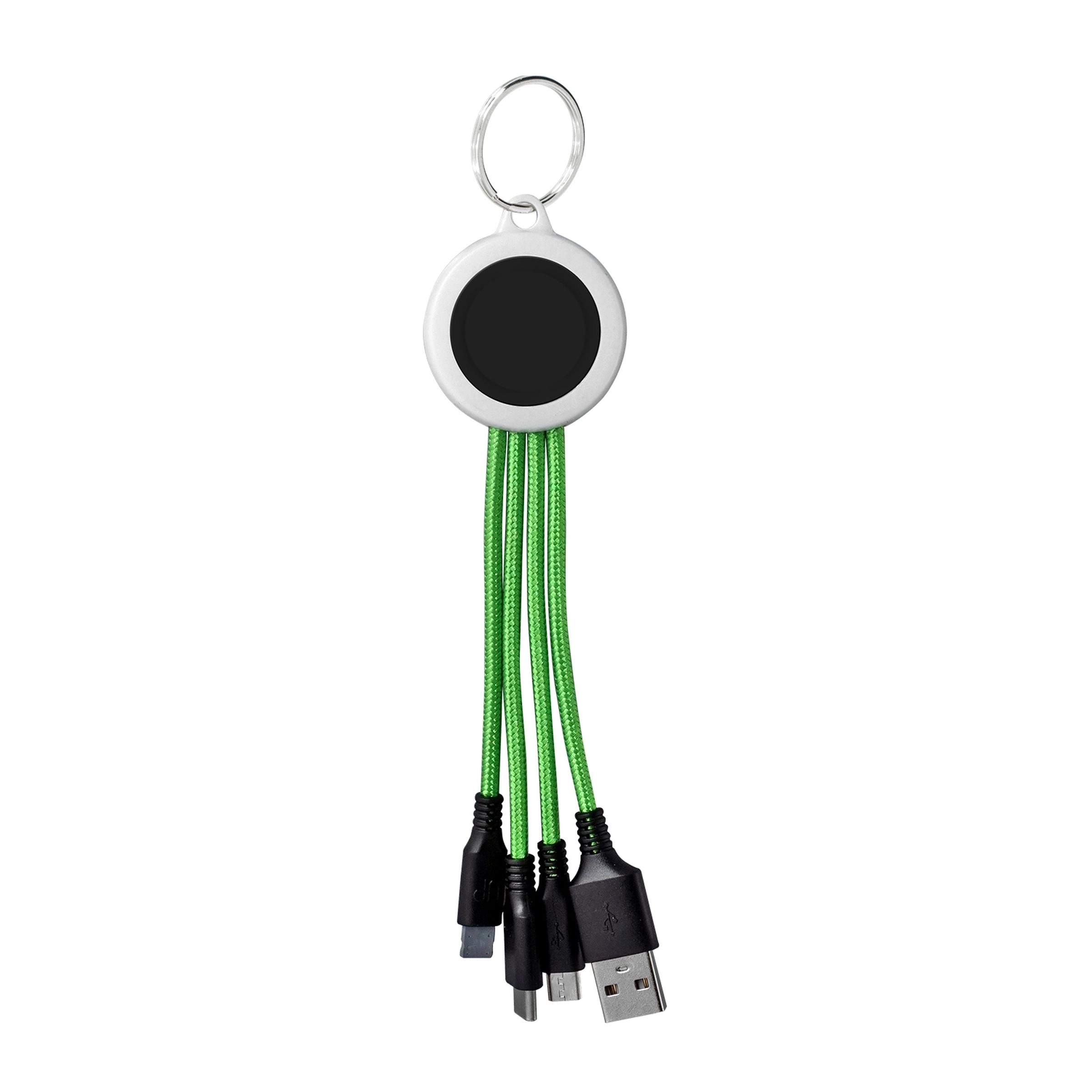 LIGHT UP LOGO KEYCHAIN CABLE 10