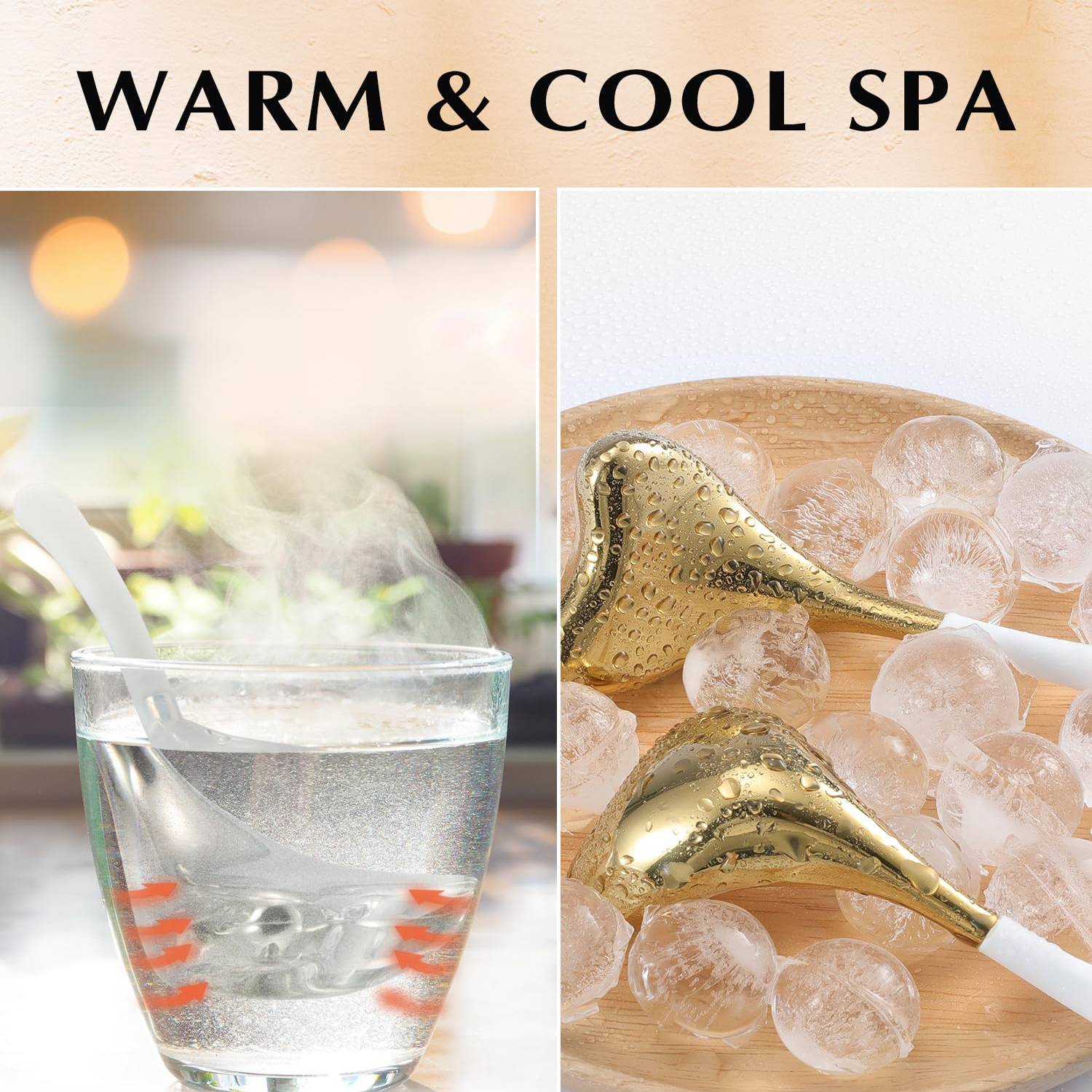 Stainless Steel Facial Massage Cold Compress Ice Wave Ball 2