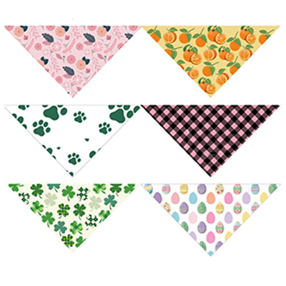 29 1/2 " Triangles Dog Bandanna 4