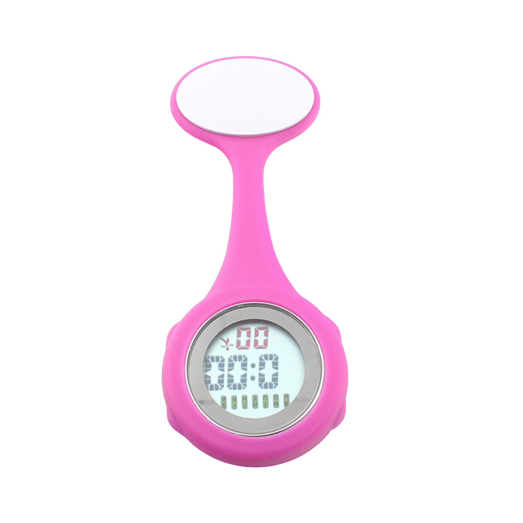 New Luminous Silicone Digital Brooch Electronic Watch 9