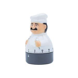 Chef Figure Mechanical Countdown Clock Timer Alarm 25