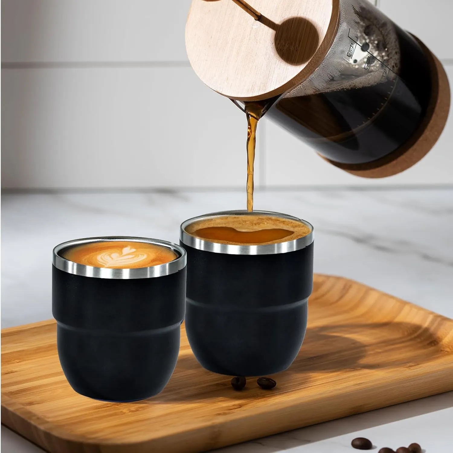 4oz Stackable Vacuum Insulated Espressp Coffee Cup 8