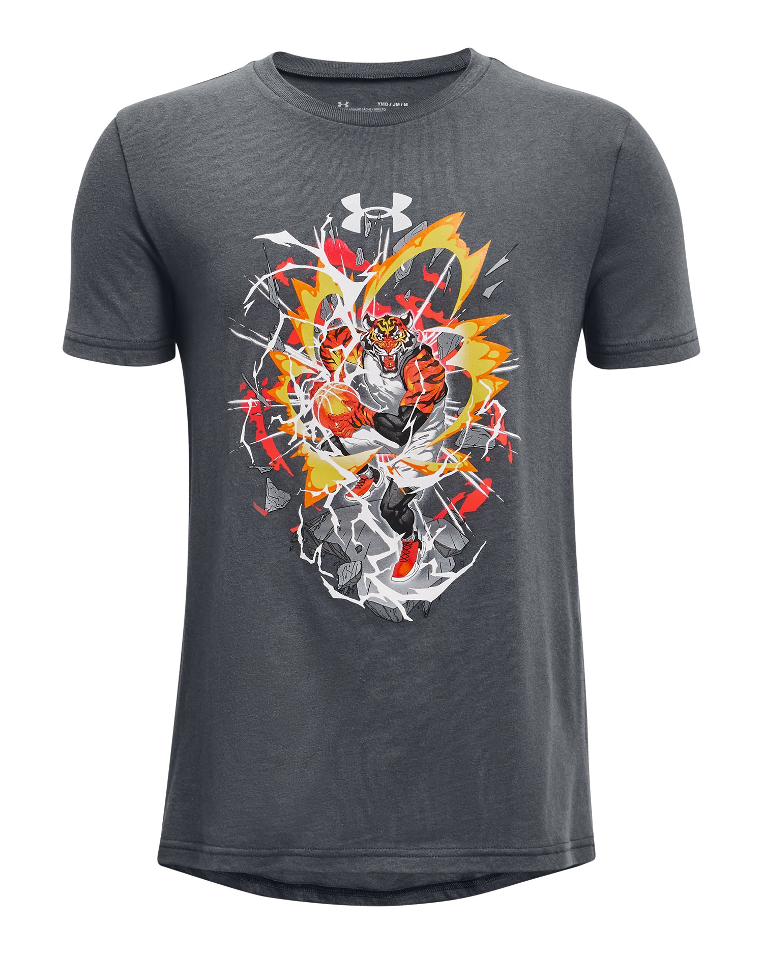 Boys' UA Basketball Graphic Short Sleeve 1