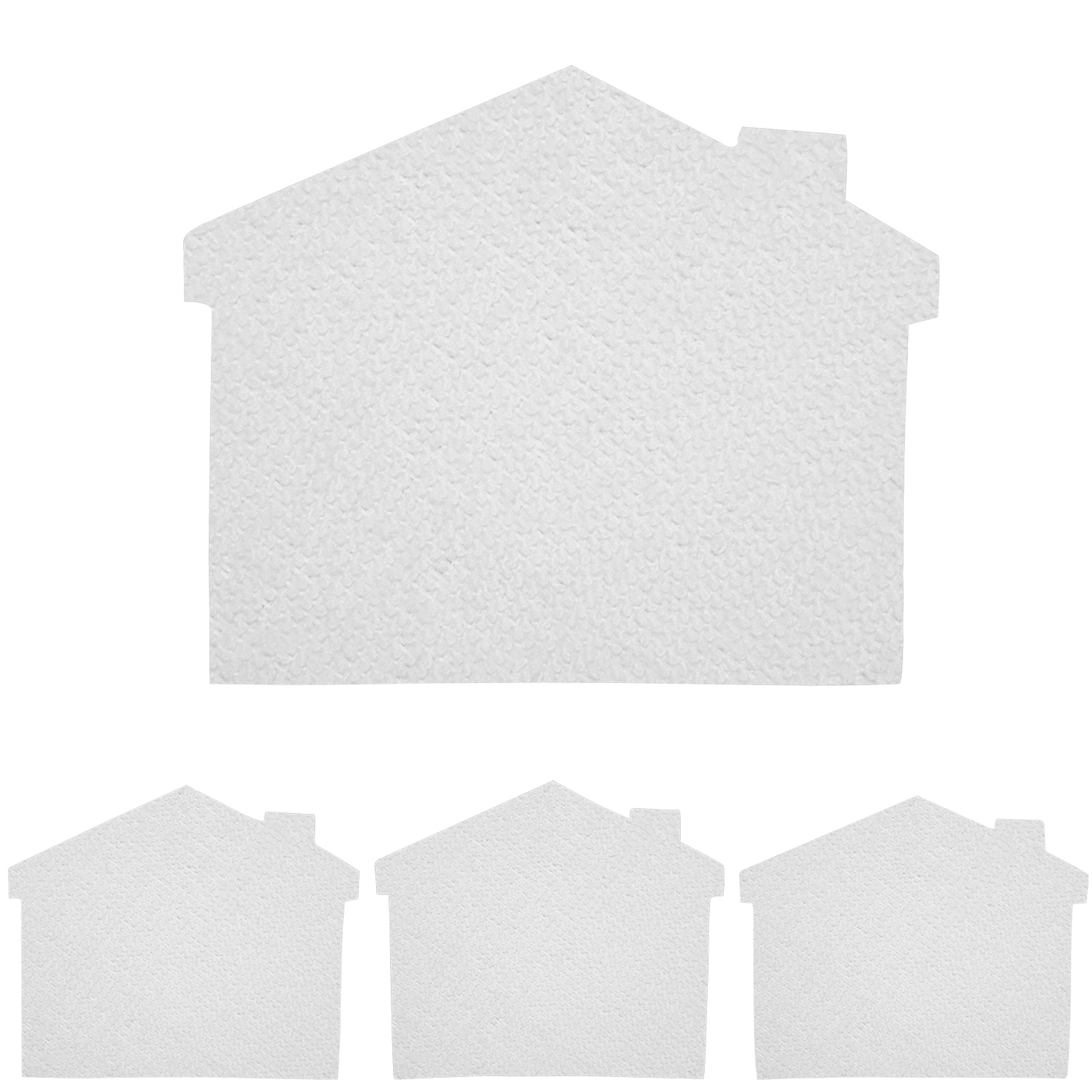 House Shaped Microfiber Cleaning Cloth 2