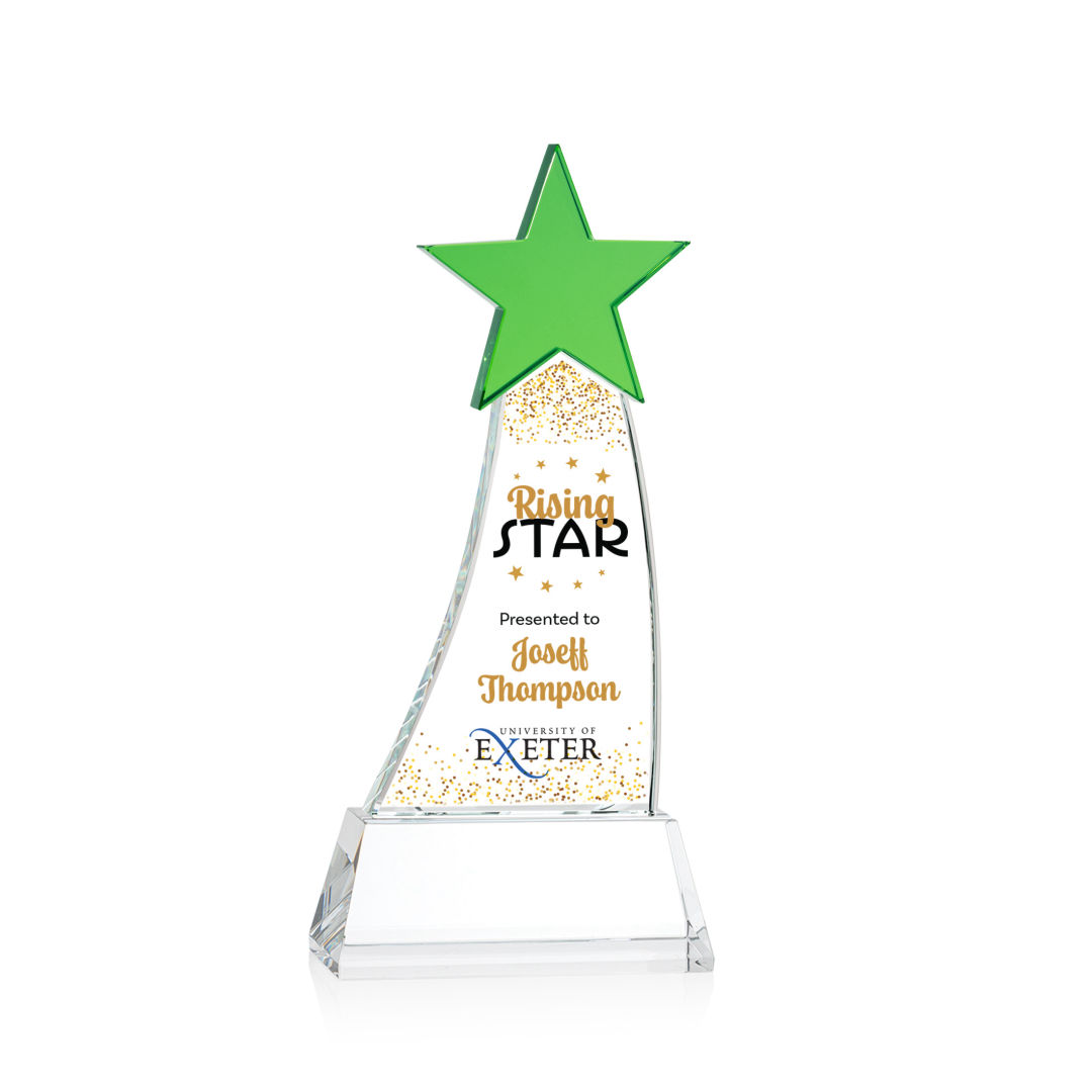 Manolita VividPrint™ Award - Green/Clear 7