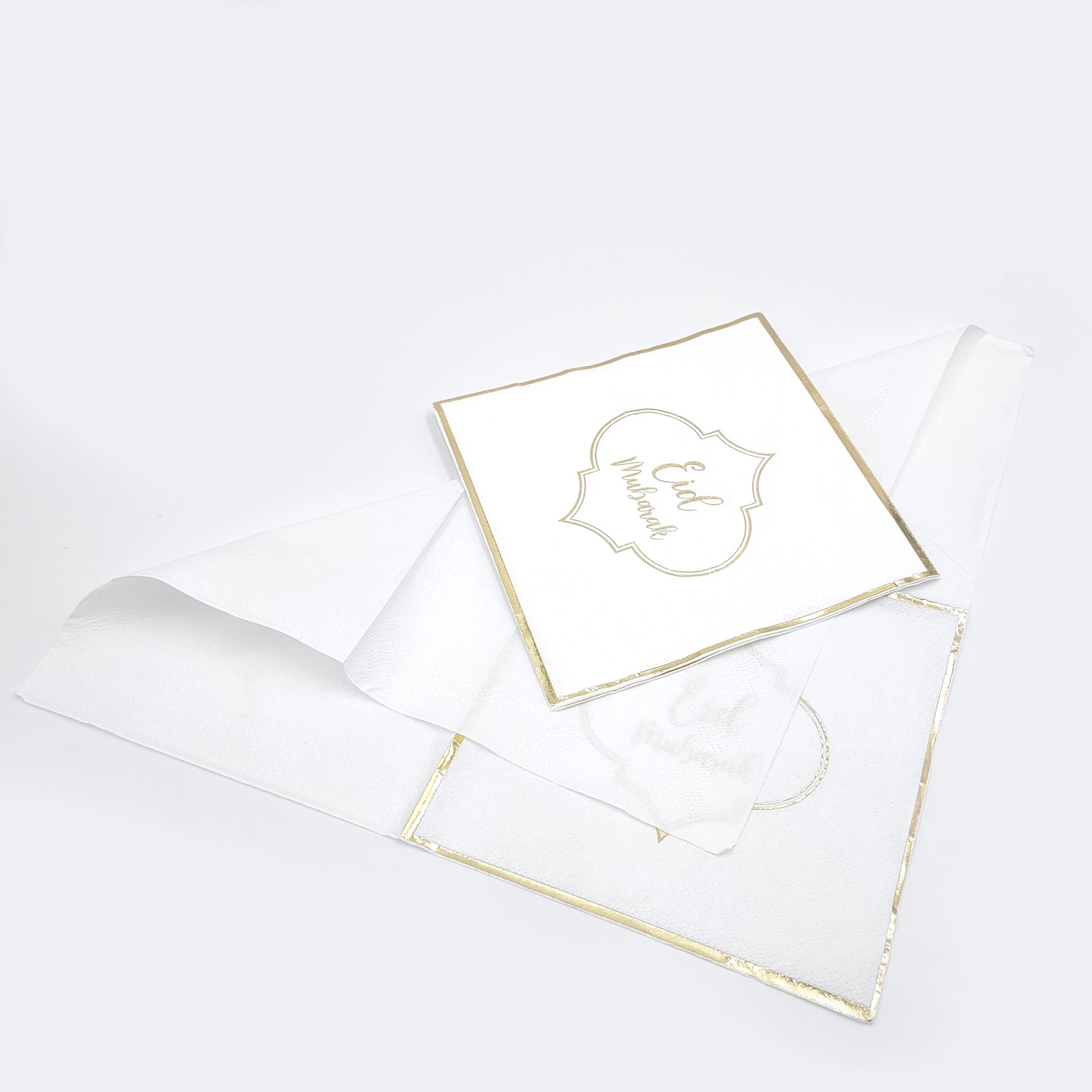 Custom Gold Foil Disposable Paper Napkins 6