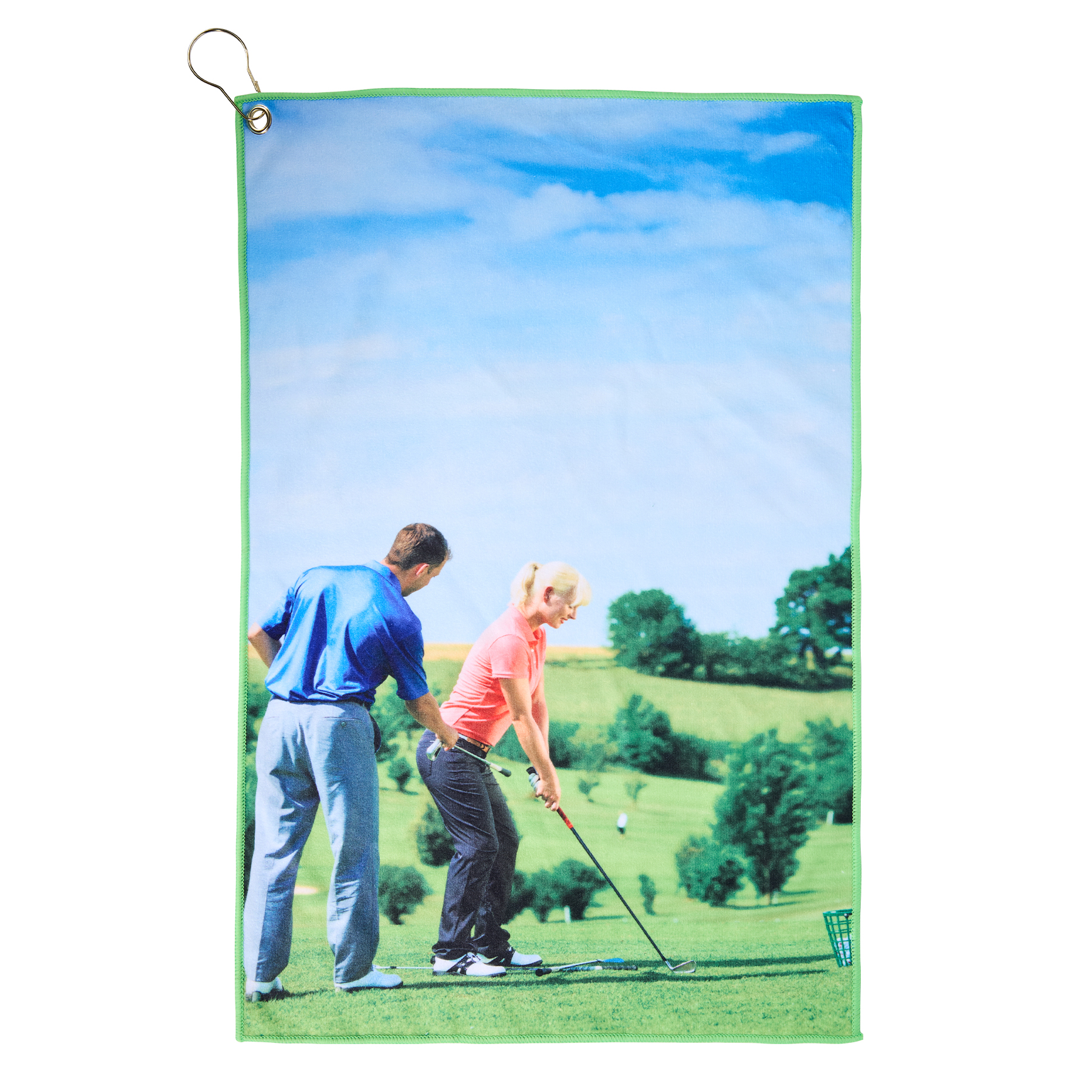 400GSM Full Color Microfiber Golf Towel 12