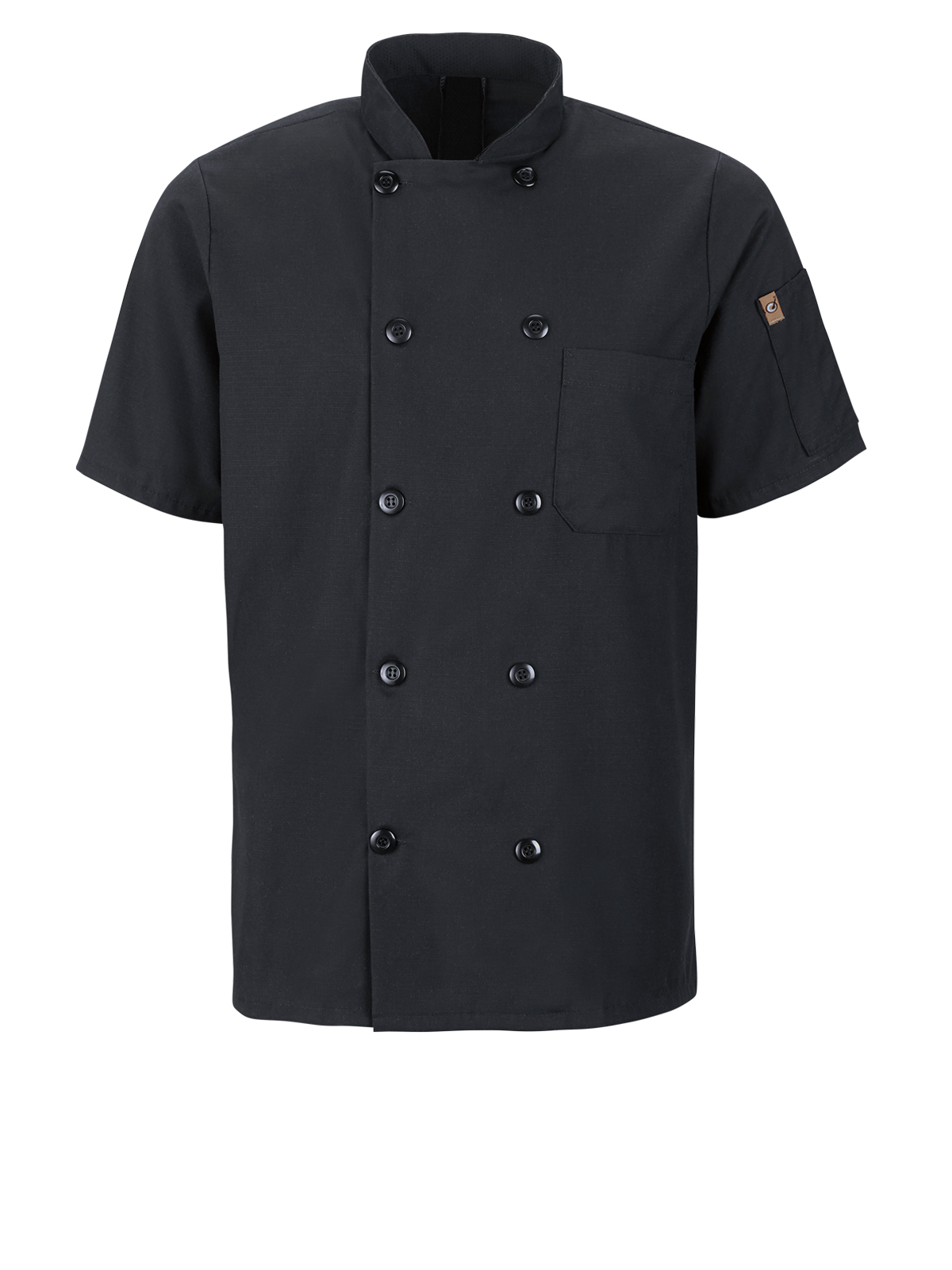 Red Kap Culinary - Men's Short Sleeve 29.5" Chef Coat with OilBlok + MIMIX™ 5