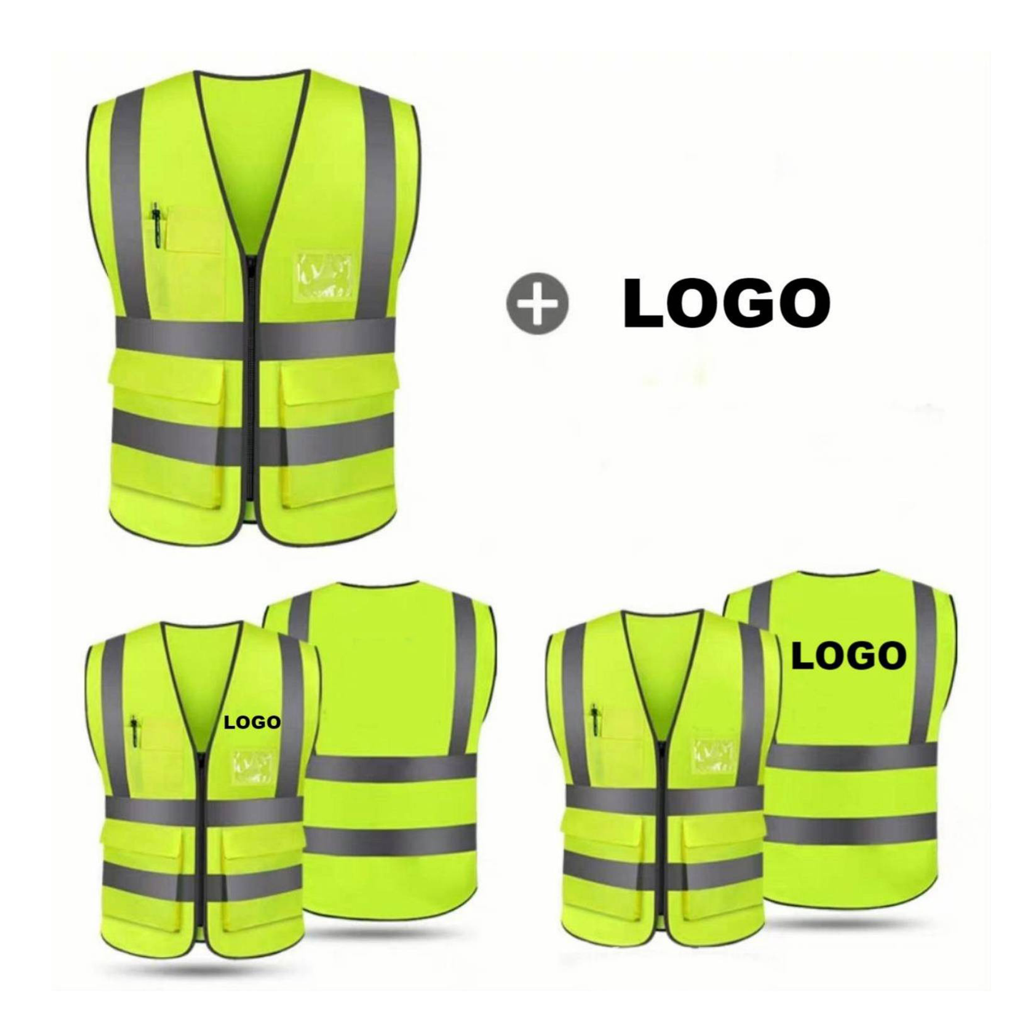 Reflective Strips Mesh Safety Vest 3
