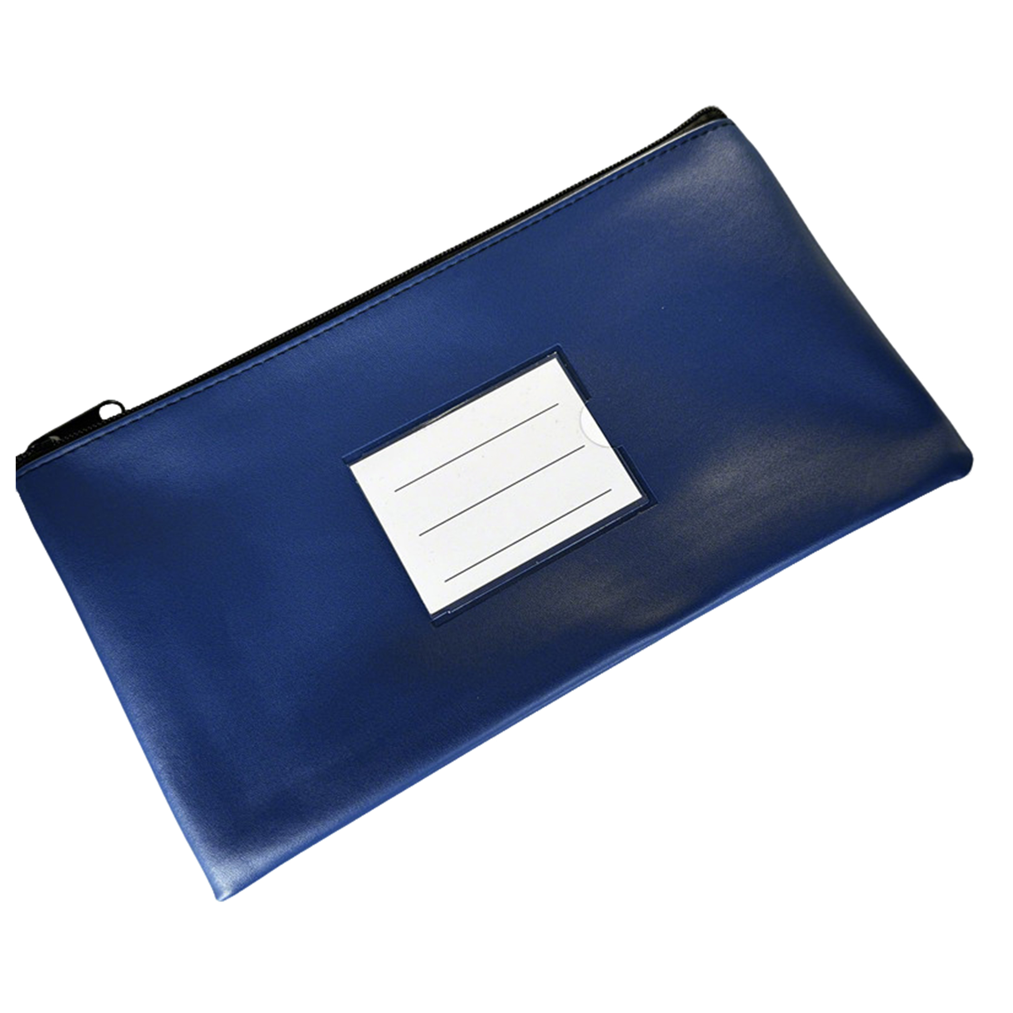 Polyurethane Zipper Deposit Pouch With Soft Liner 10.6" x 6" 10
