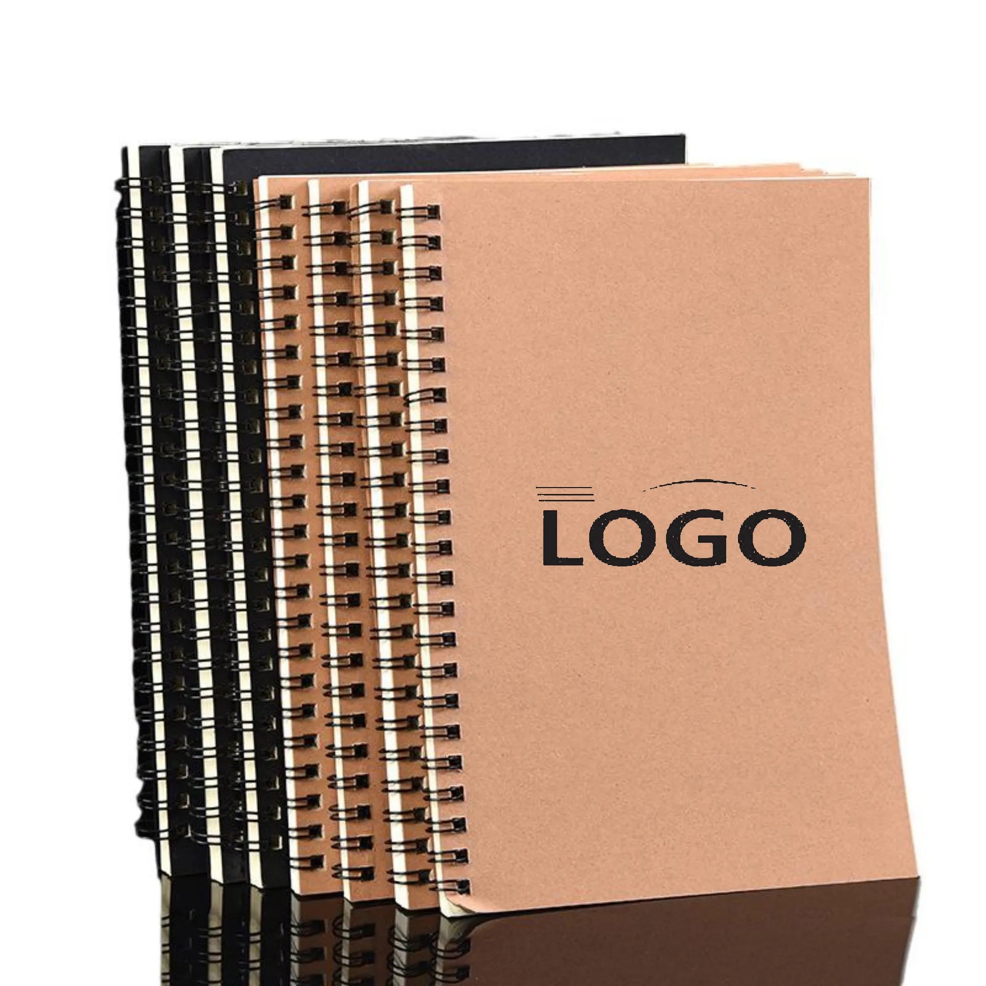A5 Cowhide Coil Notebook MOQ 100PCS 3