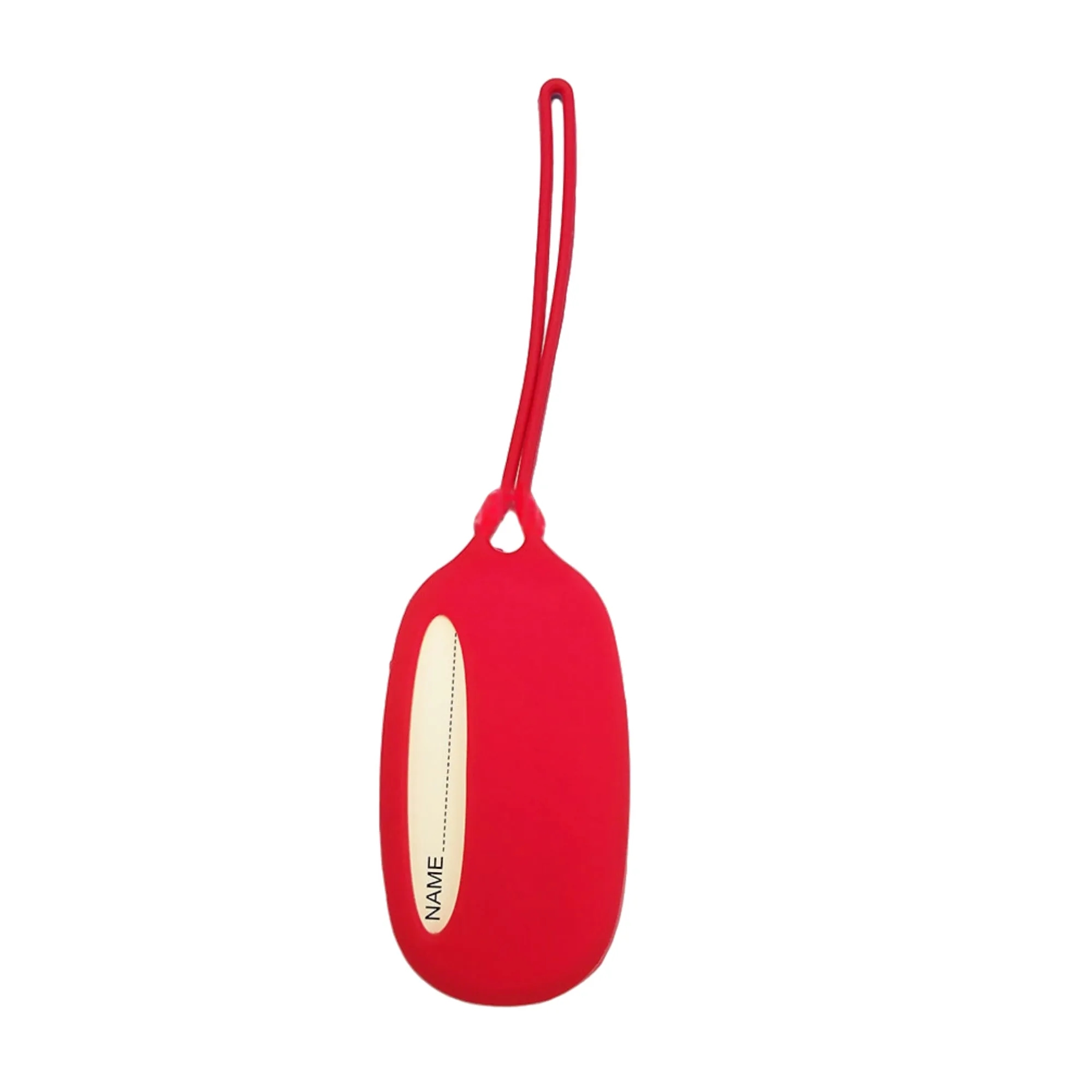 Oval Silicone Luggage Tag 3